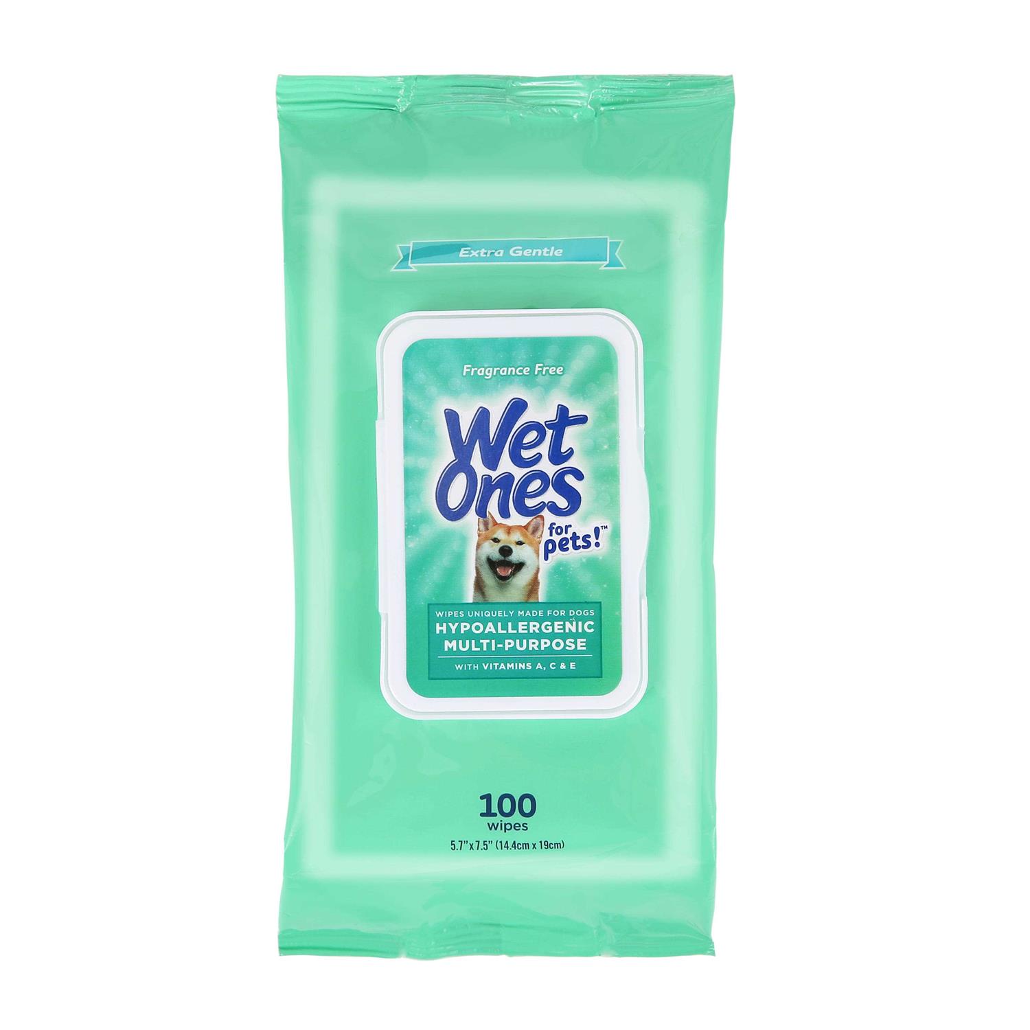 Wet Ones for Pets Hypoallergenic Multi-Purpose Dog Wipes - Healthber