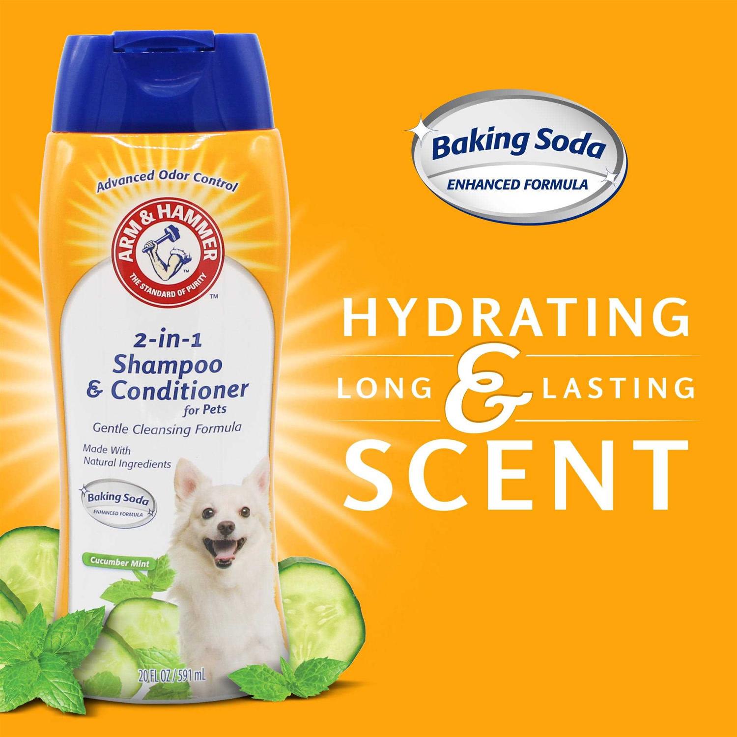 Arm & Hammer Ultra Fresh 2-in-1 Detangling Dog Shampoo + Conditioner - Healthber