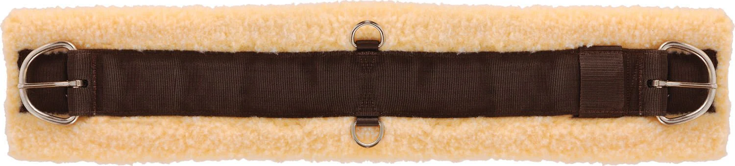 Mustang Nylon Fleece Straight Cinch, Brown - Healthber