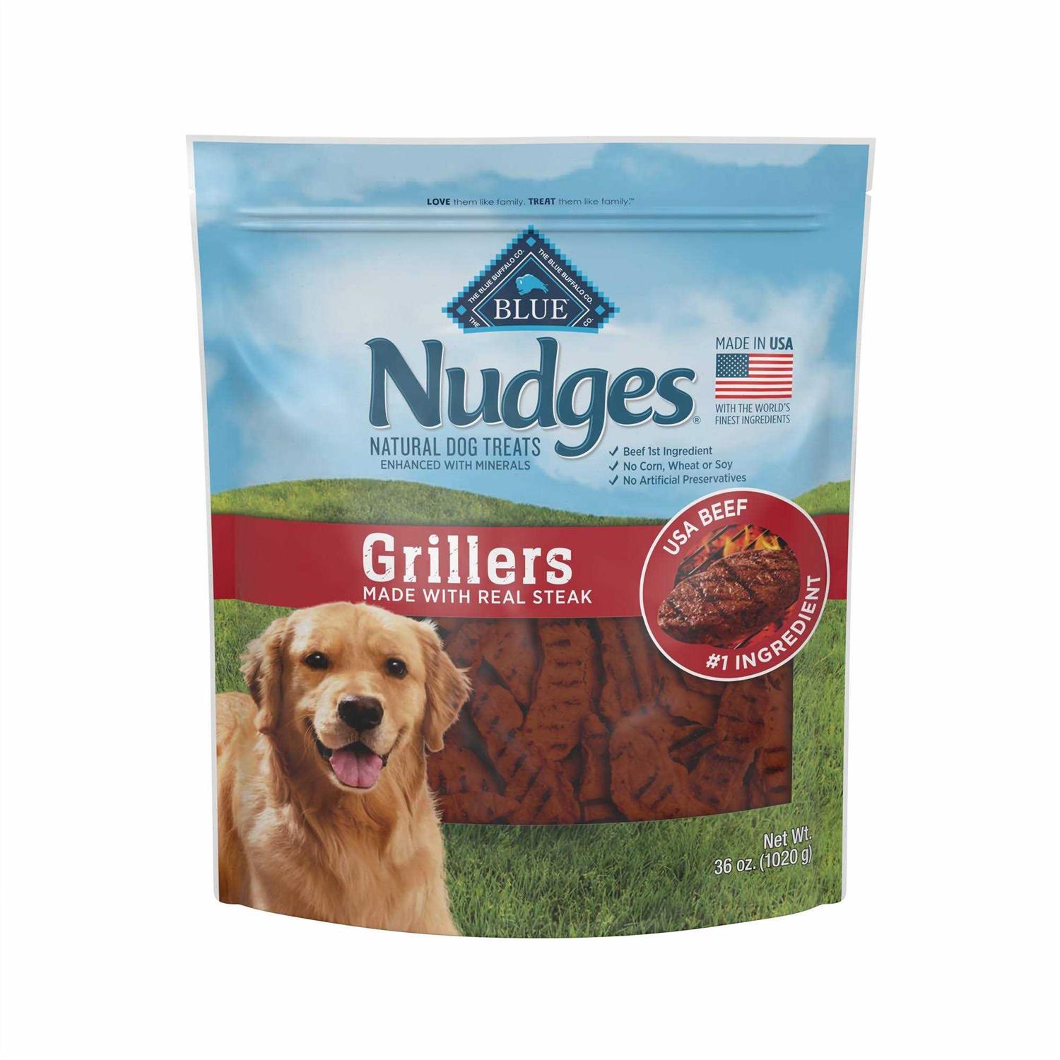 Blue Buffalo Nudges Grillers Natural Dog Treats - Healthber