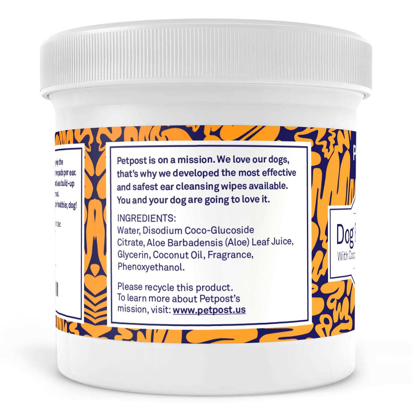 Petpost Coconut Oil Solution Ear Cleaner Wipes - Healthber