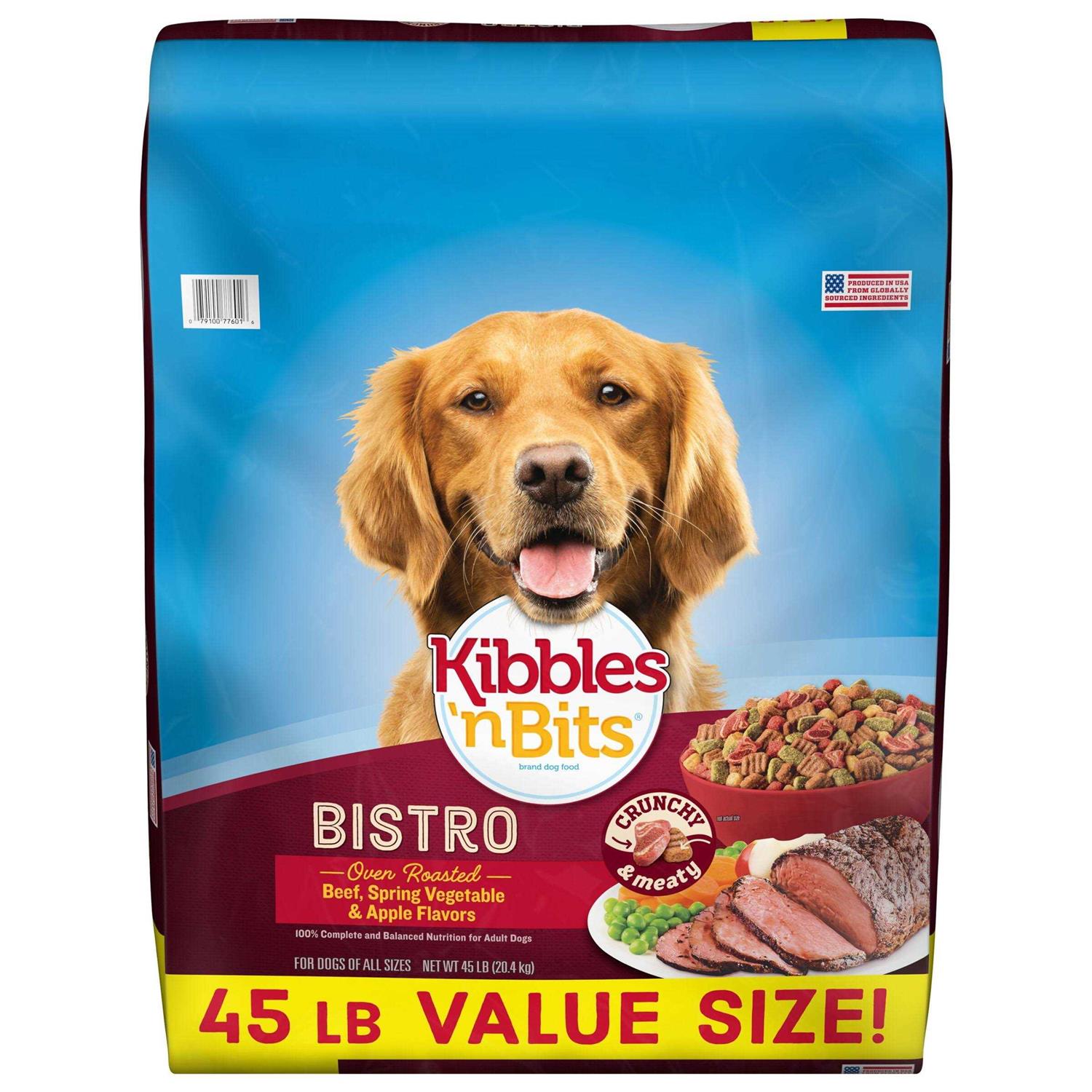 Kibbles n Bits Bistro Beef Dog Food - Healthber