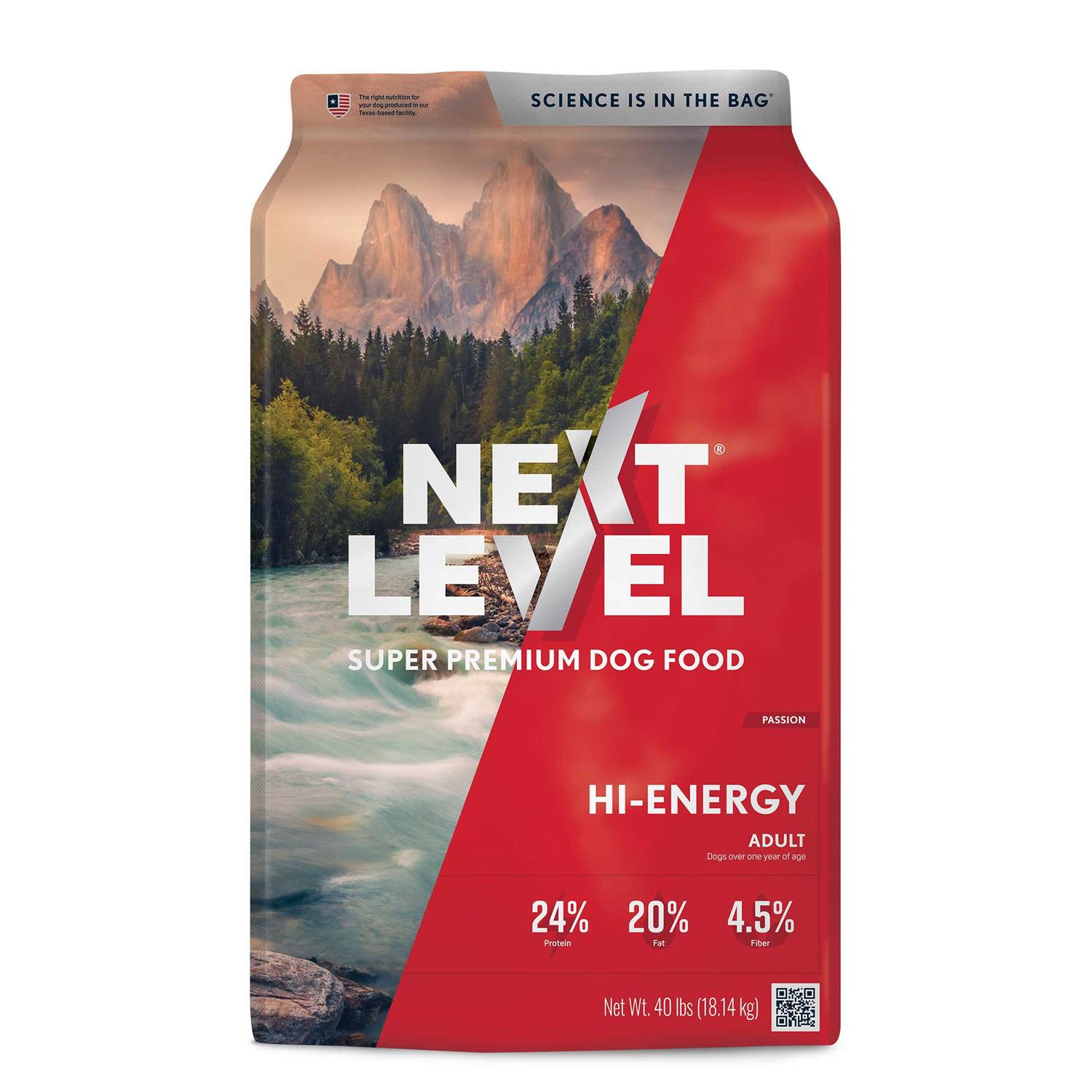 Next Level Hi-Energy Adult Dry Dog Food - Healthber