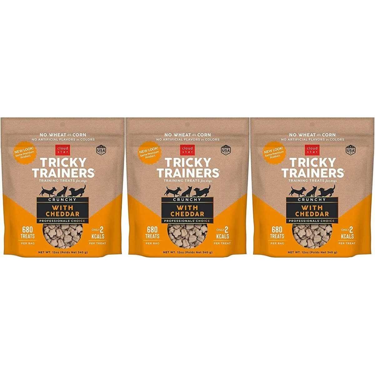 Cloud Star Crunchy Tricky Trainers Dog Treats - Healthber
