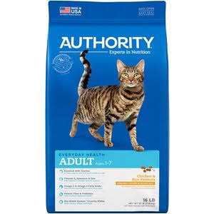 Authority Everyday Health Cat Dry Food Chicken and Rice - Healthber