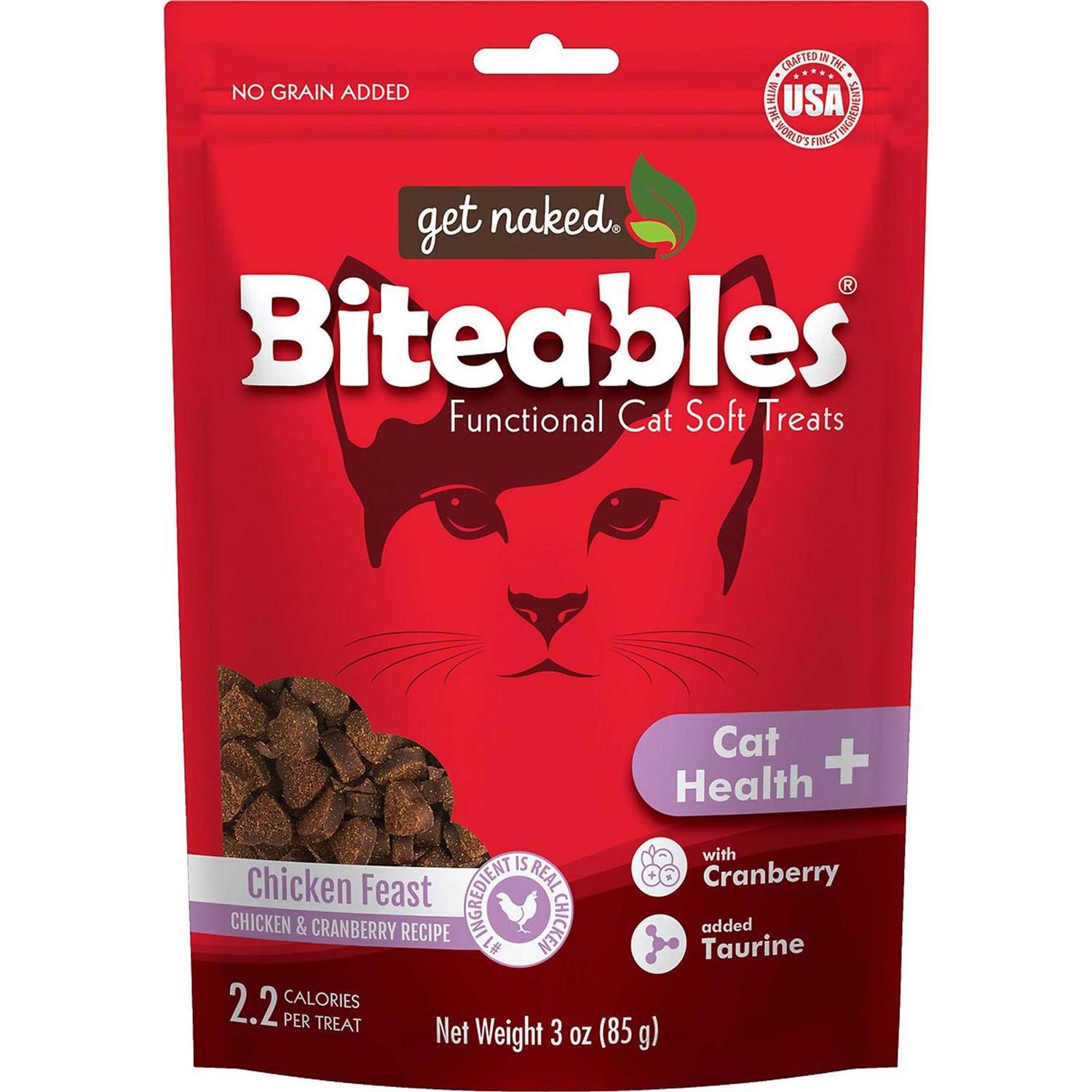 Get Naked Health Biteables Soft Cat Treats Flavor - Healthber