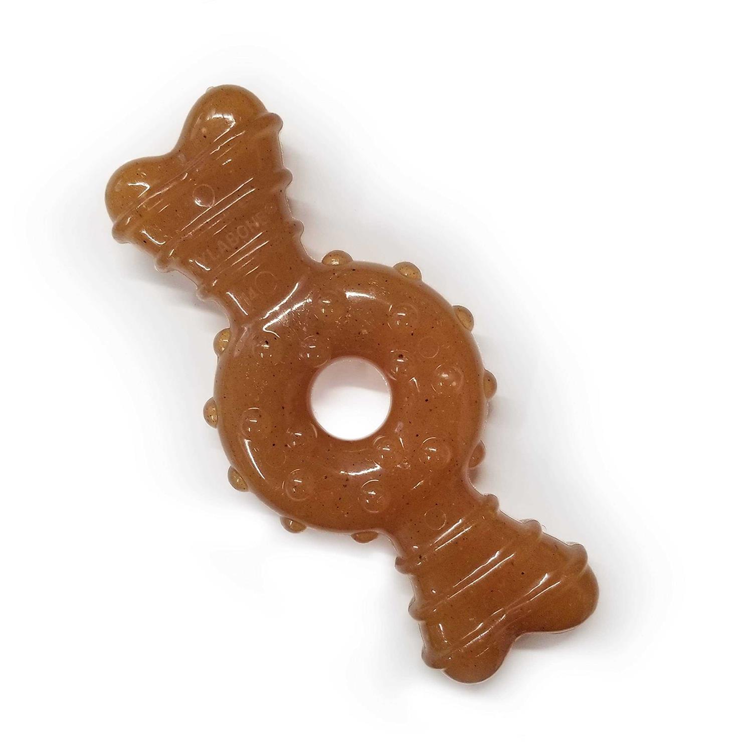 Nylabone Puppy Chew Ring Bone Chicken - Healthber