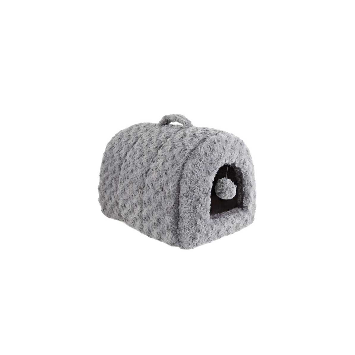 Whisker City Fur Hide Cat Hut Pink - Healthber