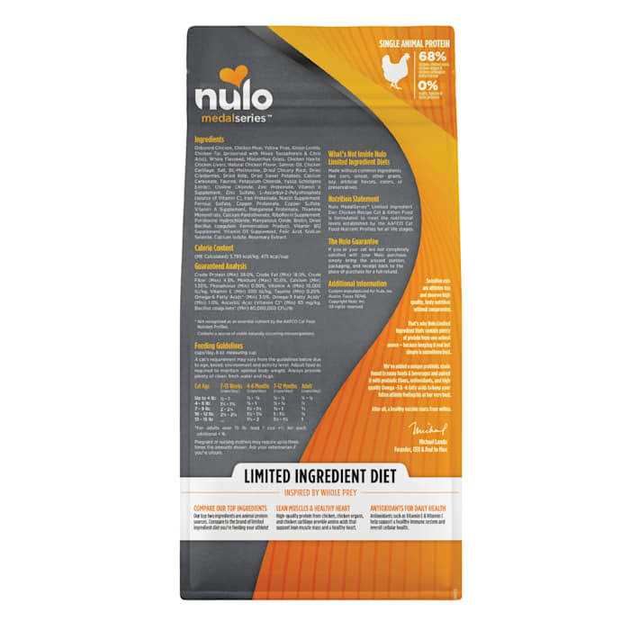 Nulo Chicken MedalSeries All Life Stages Dry Cat Food - Healthber