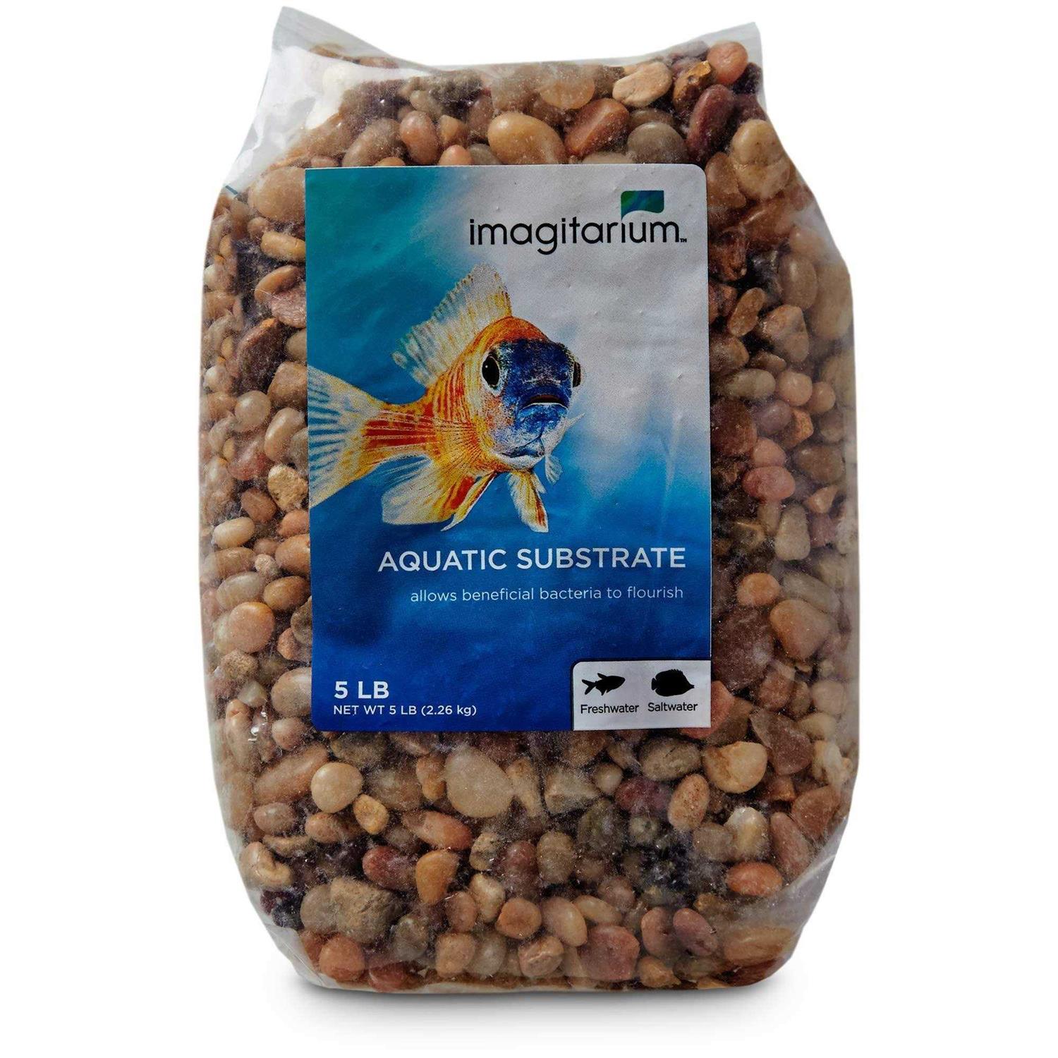 Imagitarium River Rock Shallow Creek Aquarium Gravel - Healthber