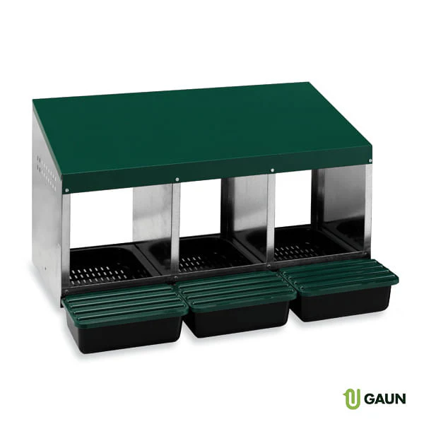 3 Compartment Laying Nest Box - Healthber