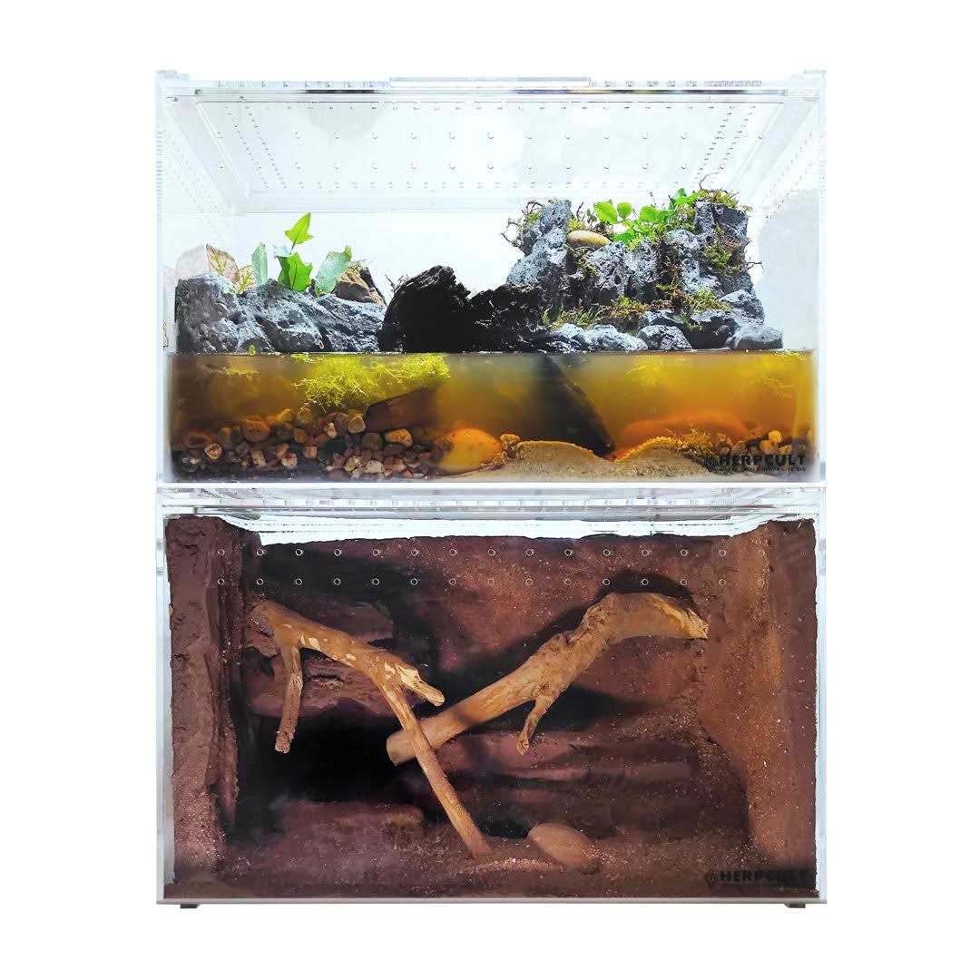 HerpCult Acrylic Clear-Top Reptile Habitat - Healthber