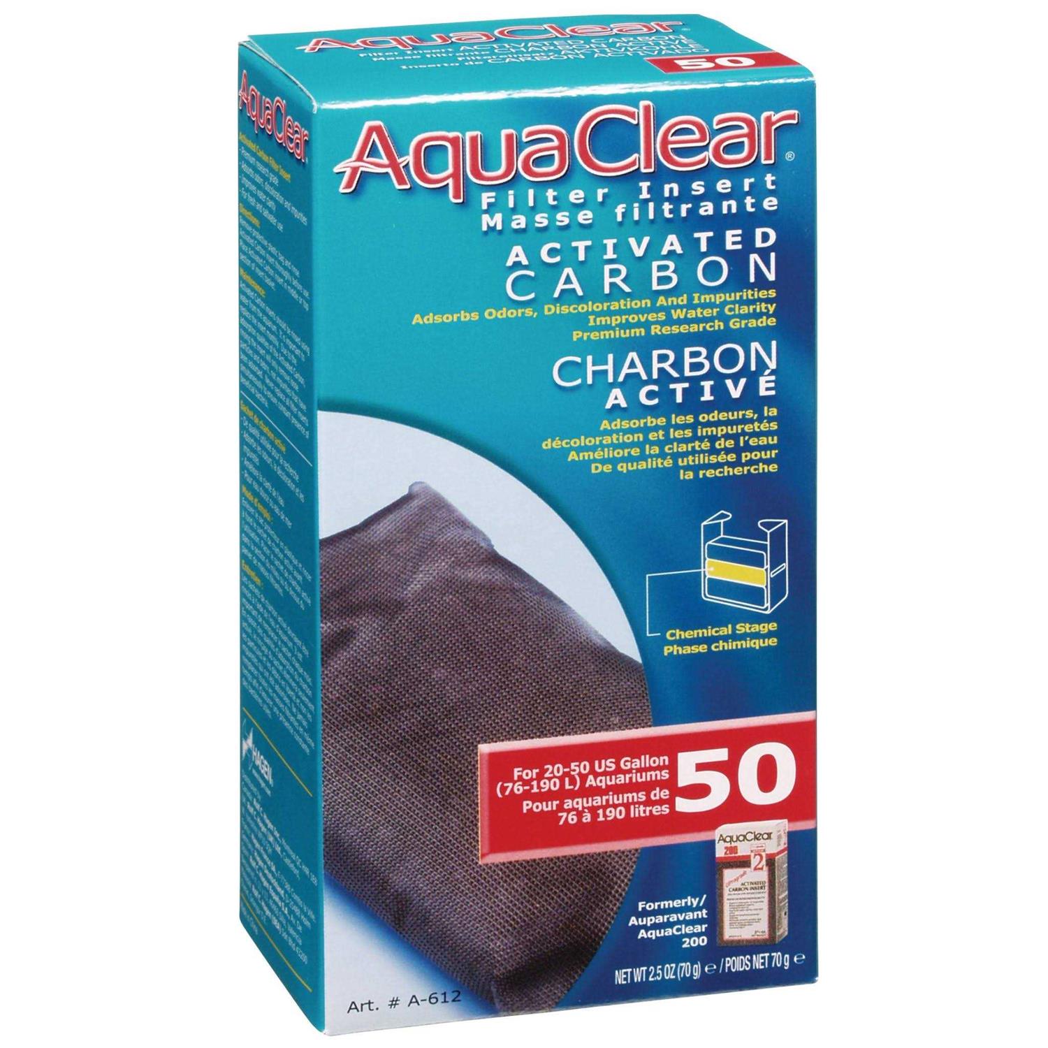 Aquaclear 50 Activated Carbon Filter Insert - Healthber