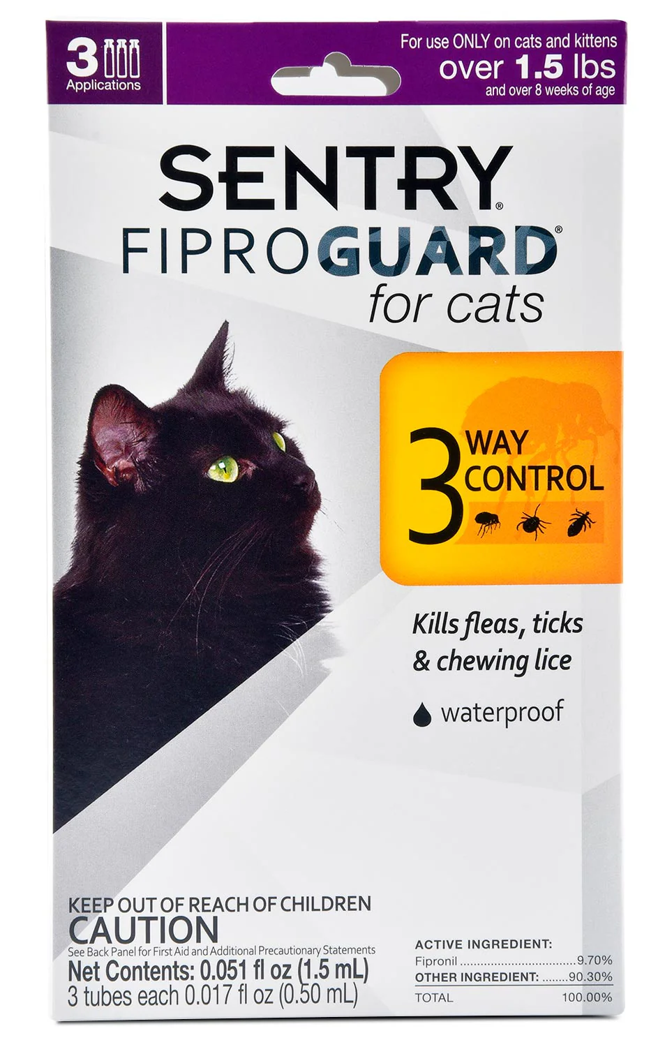 Sentry FiproGuard for Cats - Healthber