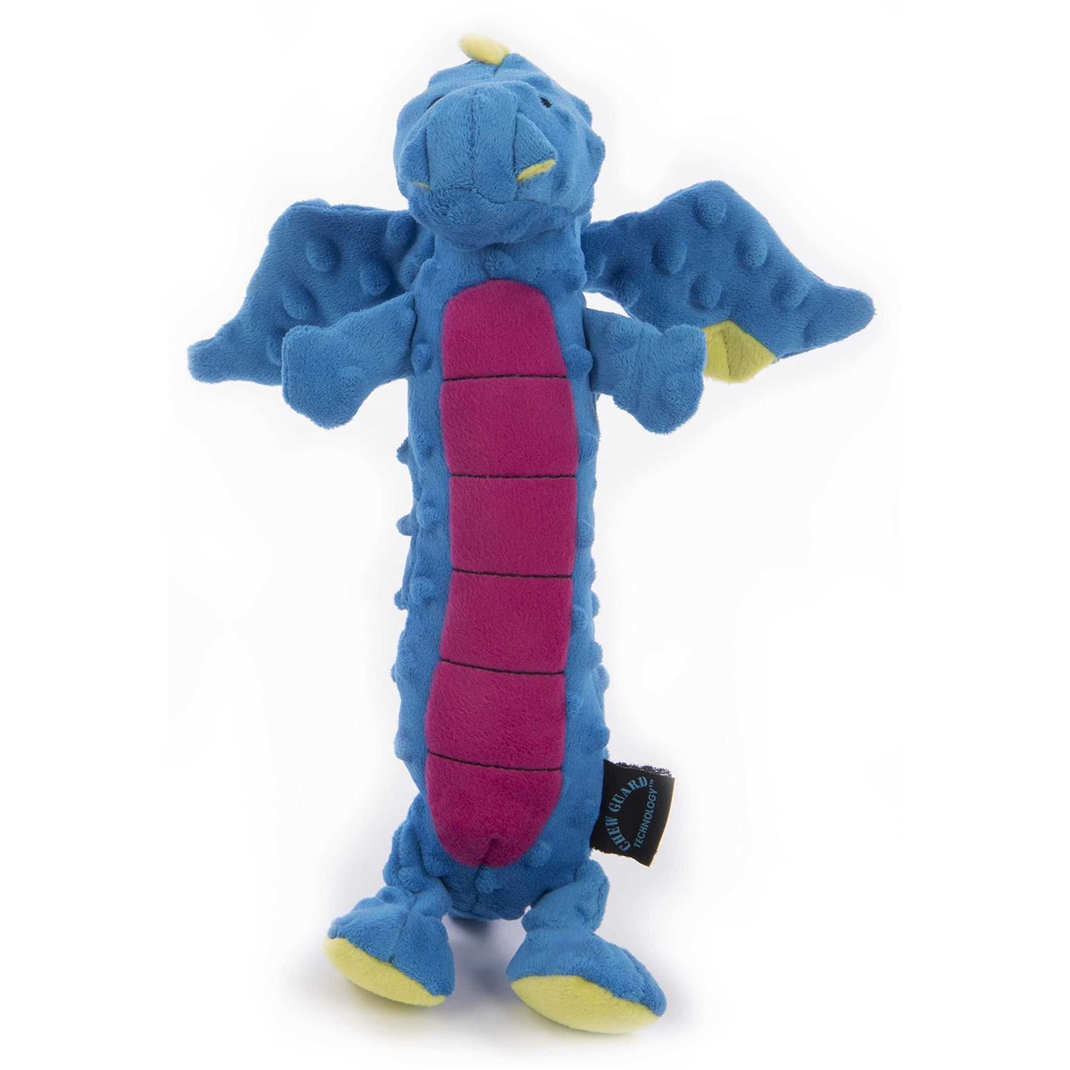 goDog Dragons Skinny Chew Guard Dog Toy - Healthber