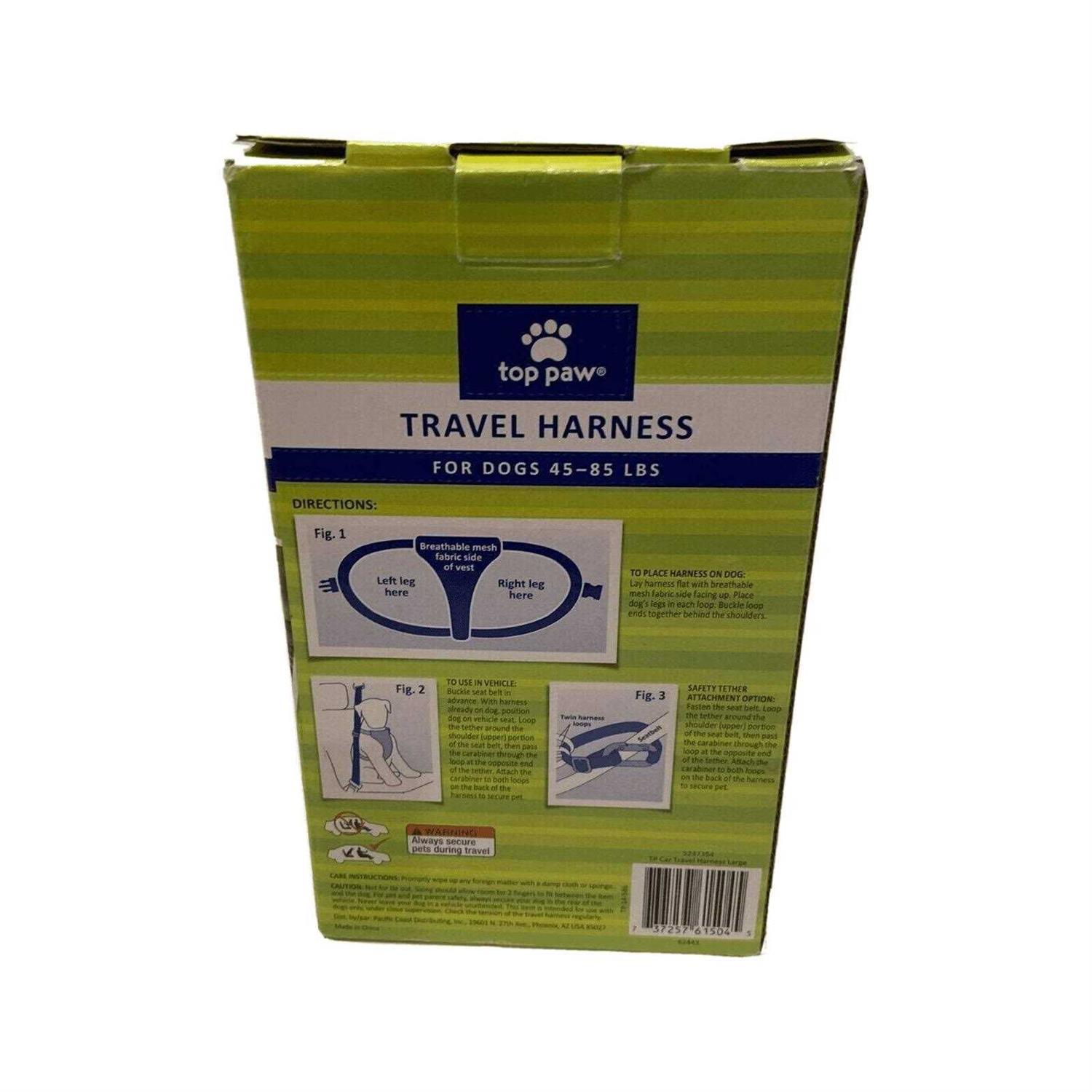 Top Paw Dog Top Paw Travel Harness Dogs - Healthber