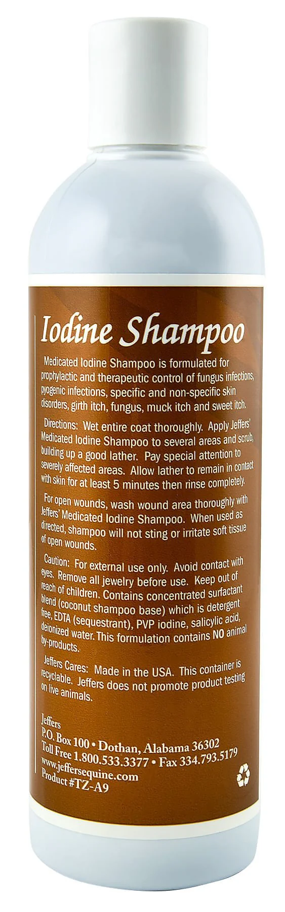 Equine Iodine Horse Shampoo - Healthber