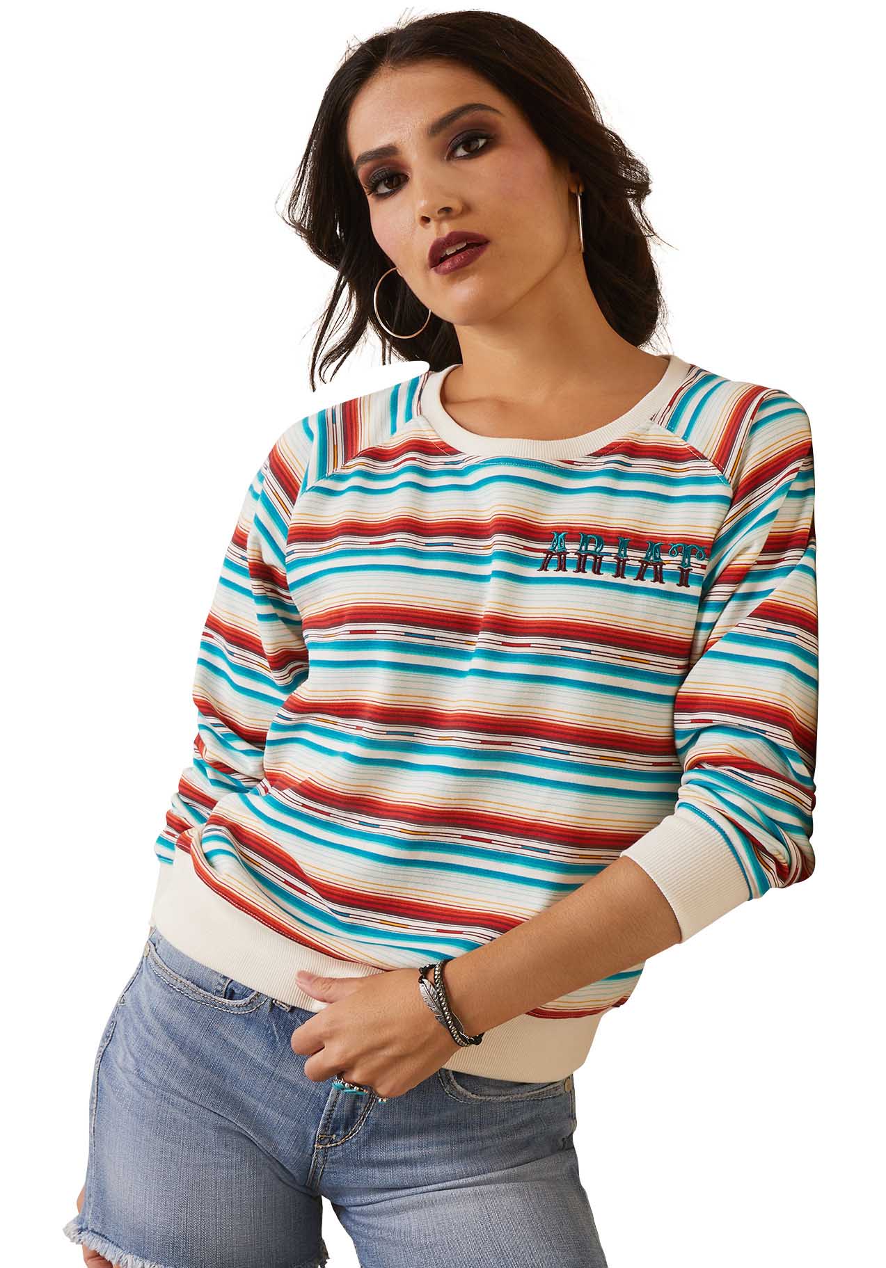 Ariat Women's R.E.A.L. Rosa Serape Sweatshirt - Healthber