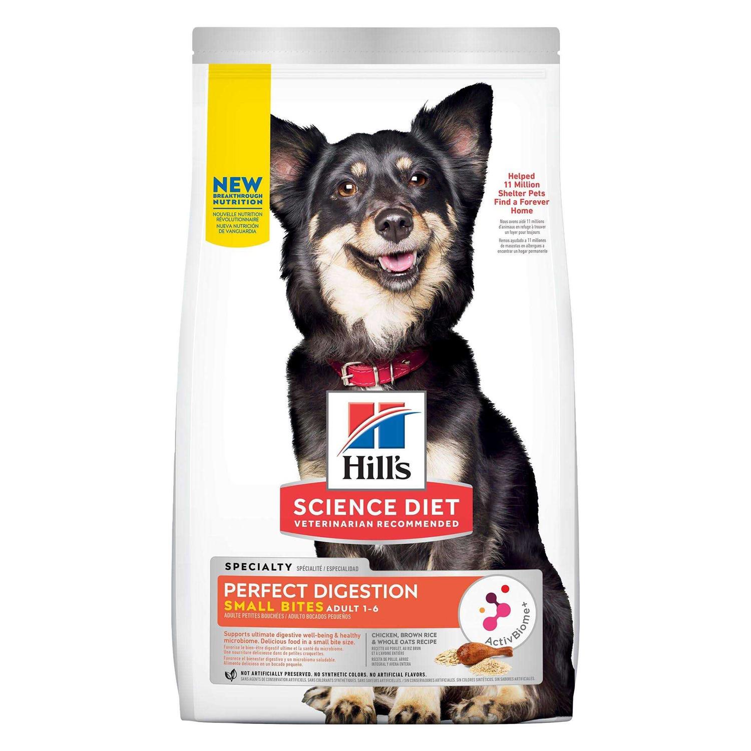 Hill’s Science Diet Adult Perfect Digestion Small Bites Chicken Dry Dog Food - Healthber