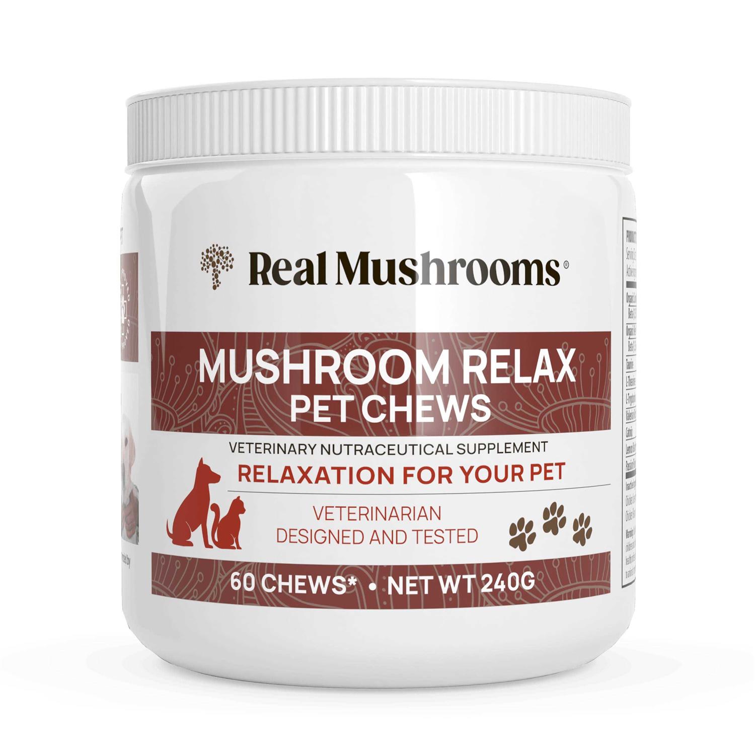 Real Mushrooms Mushroom Relax Pet Chew - Healthber