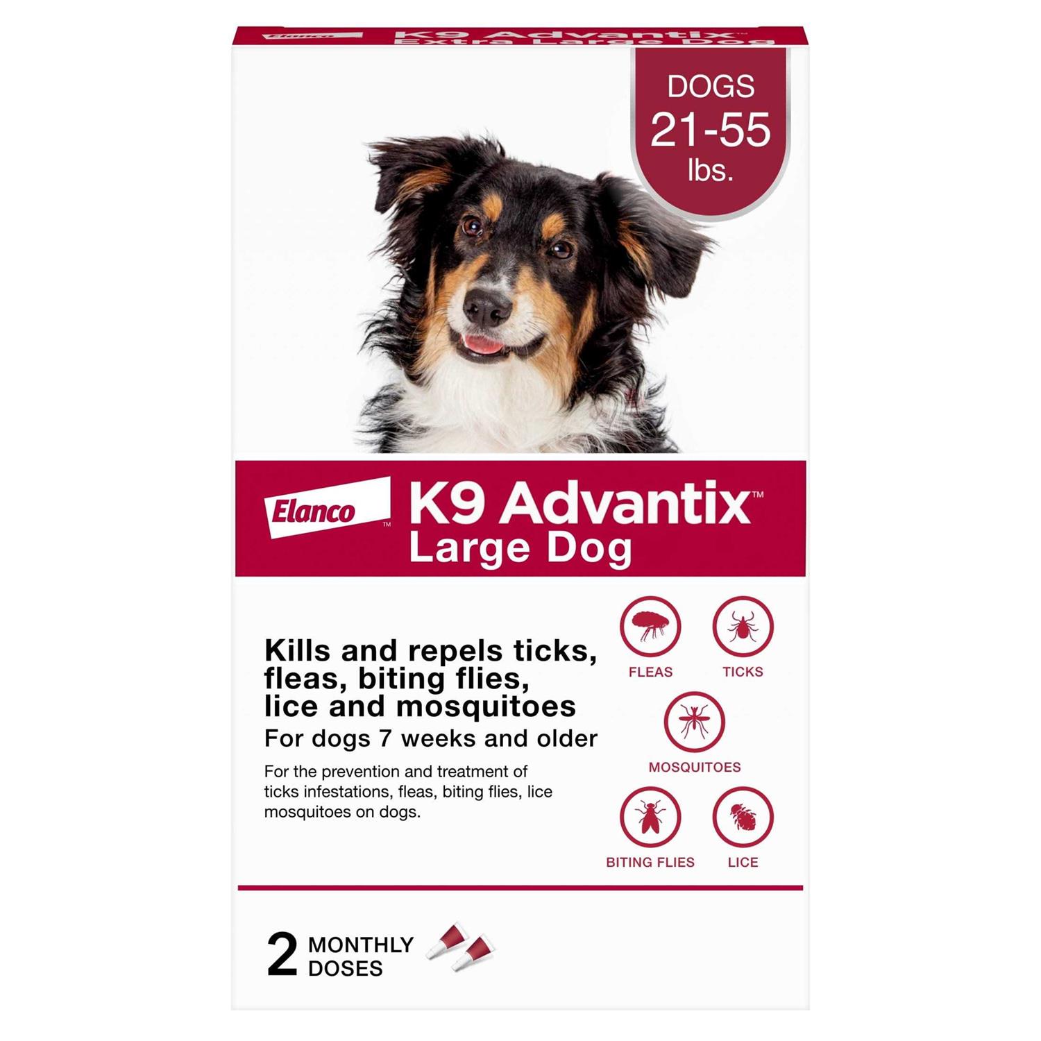 K9 Advantix Flea Tick & Mosquito Prevention for Large Dogs - Healthber