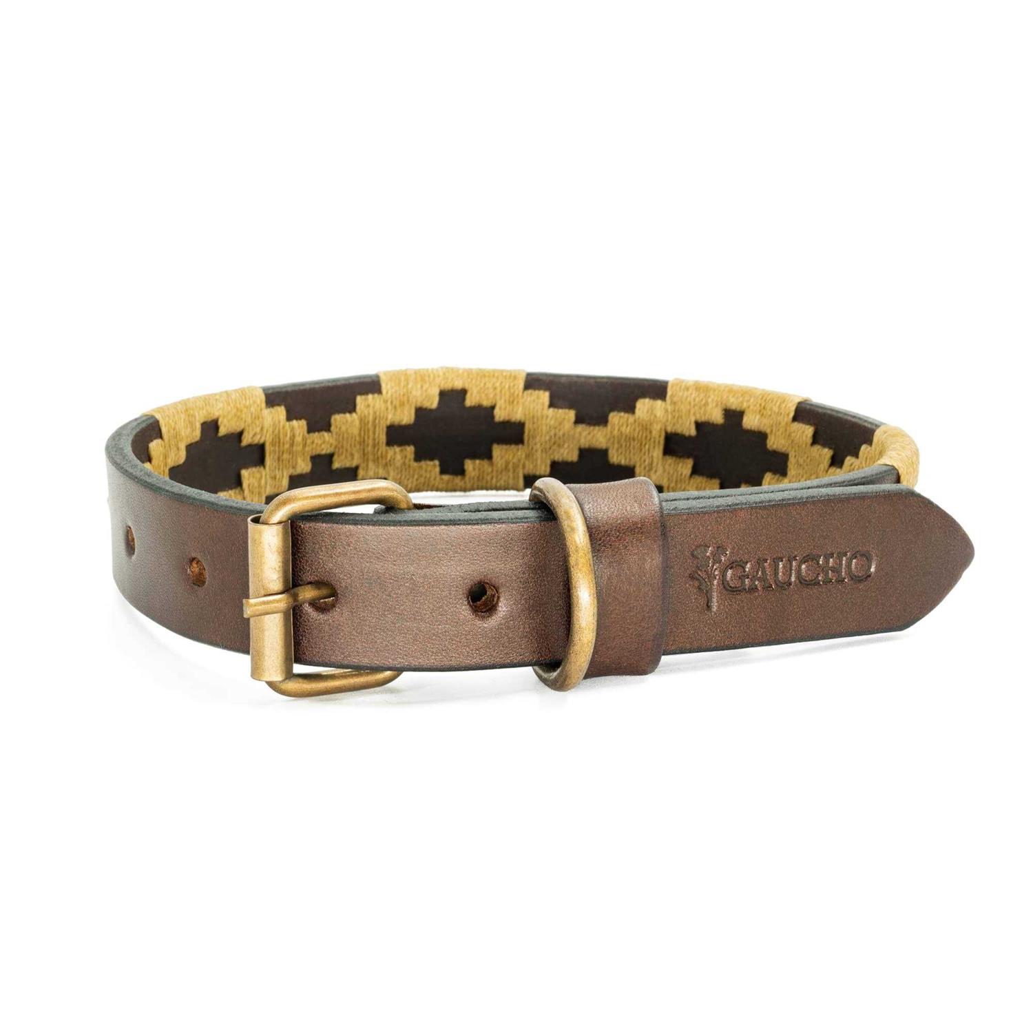 GauchoLife Polo Dog Collar Leather Hand-Stitched - Healthber