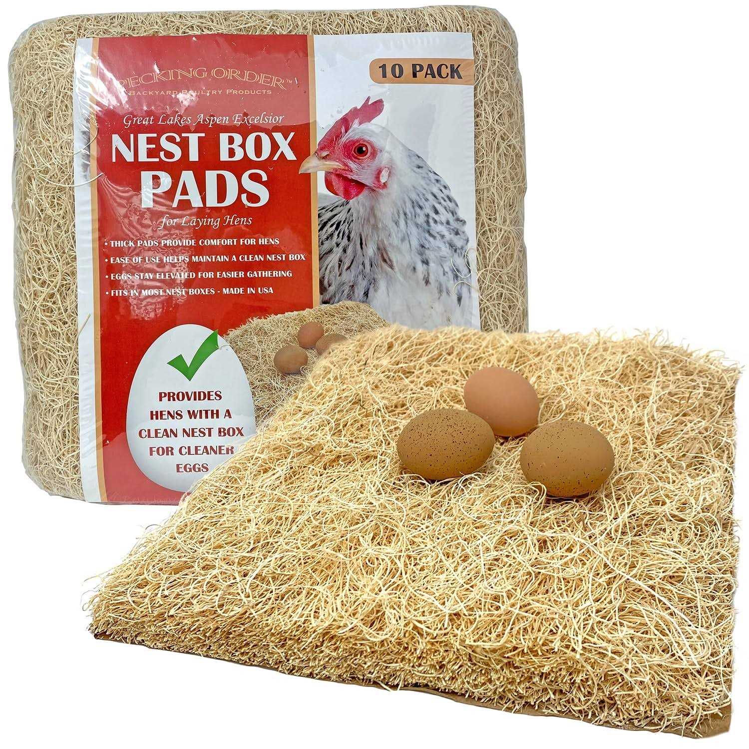Pecking Order Nest Box Pads - Healthber