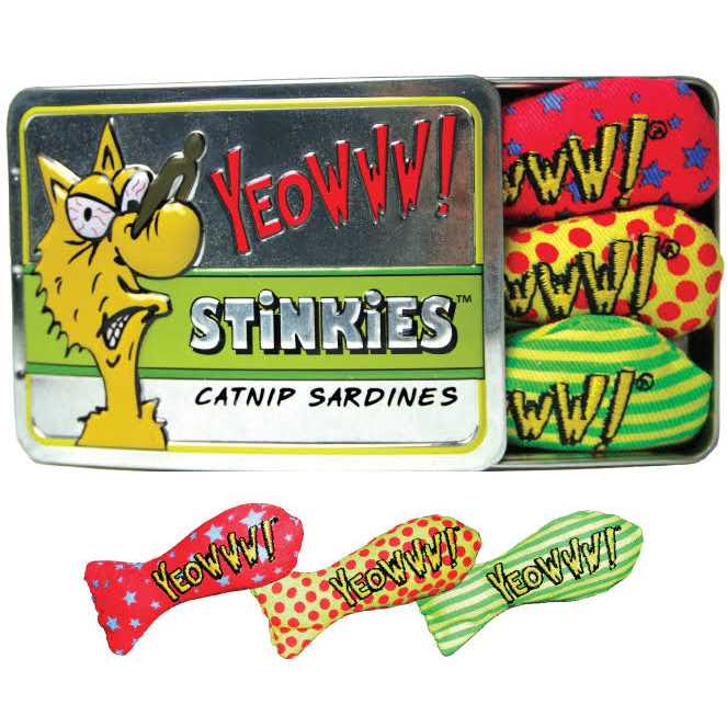 Yeowww! Stinkies Catnip Sardines - Healthber