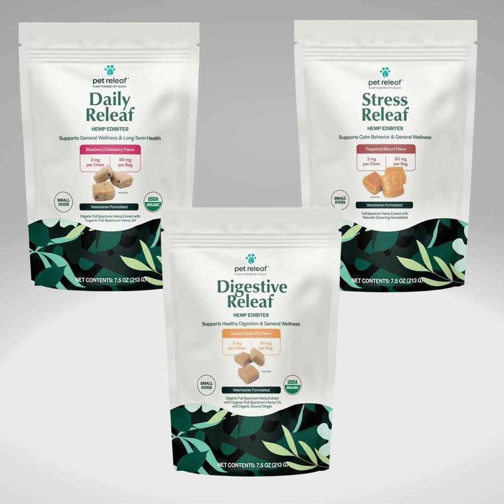 Pet Releaf Stress Releaf Hemp Edibites - Healthber