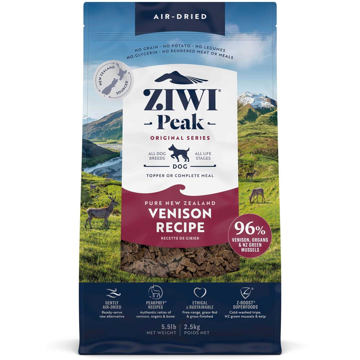 Ziwi Peak Air-Dried Dog Food Venison - Healthber