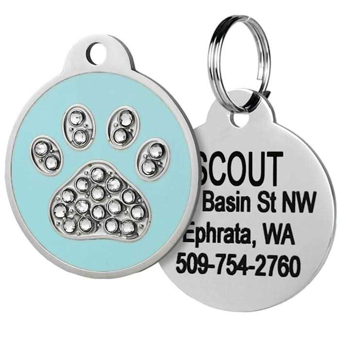 GoTags Stainless Steel Personalized Dog & Cat ID Tag - Healthber