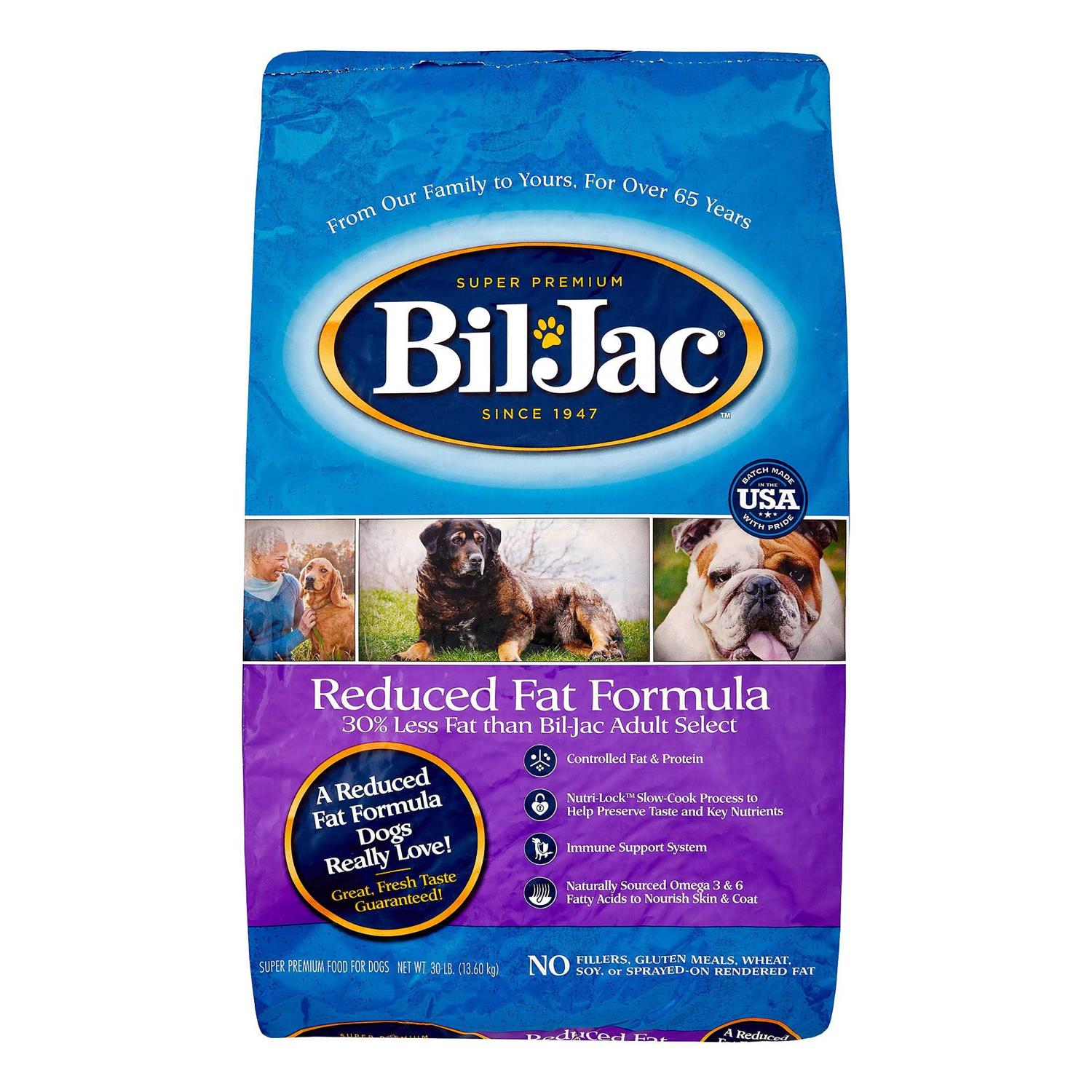 Bil-Jac Reduced Fat Dry Dog Food - Healthber
