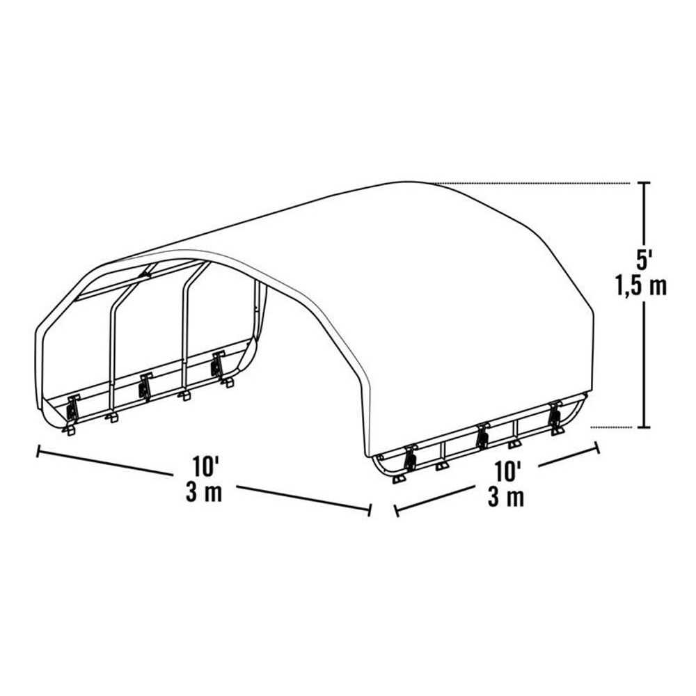 ShelterLogic Corral Shelter - Healthber