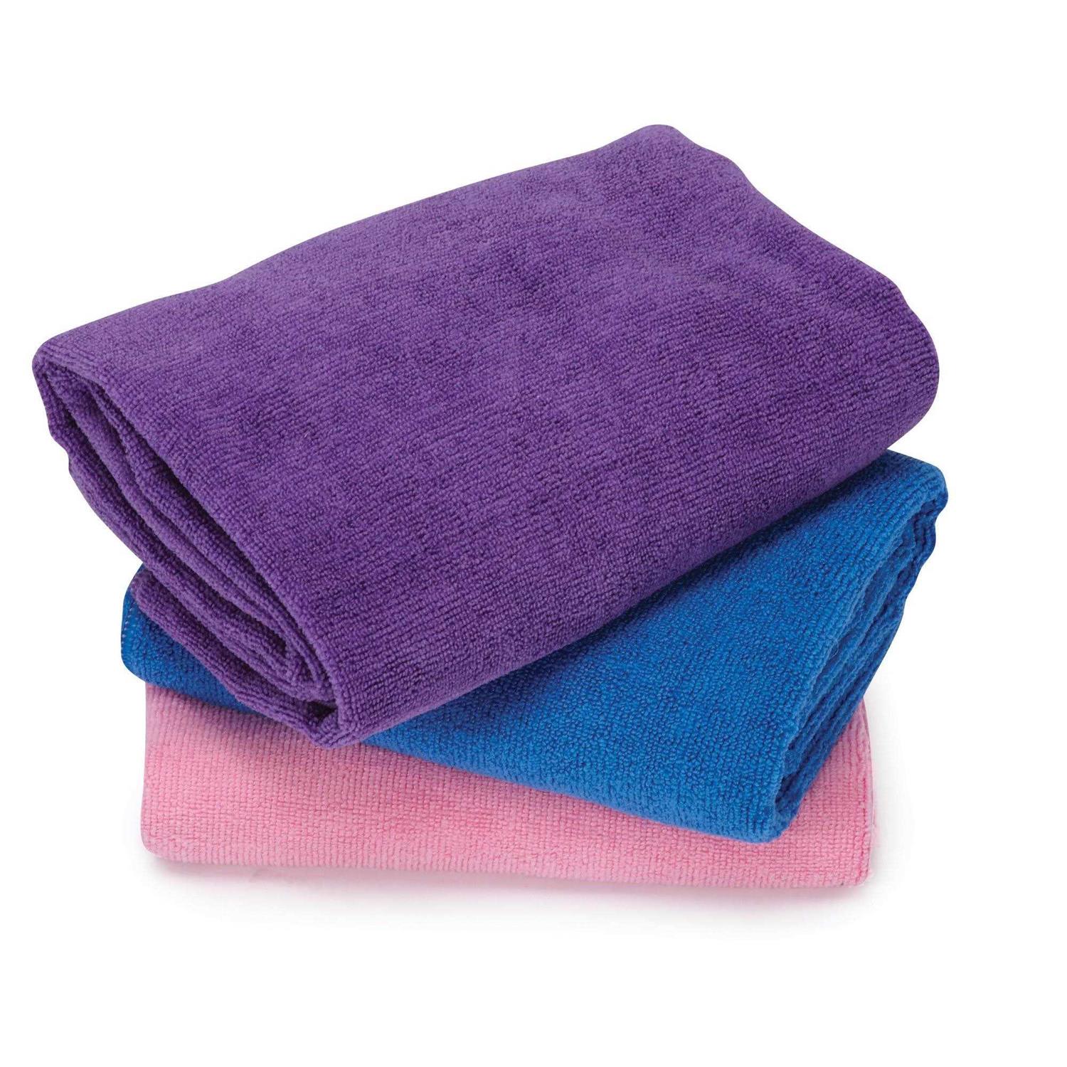 Top Performance Microfiber Towels 3Pk Asst - Healthber