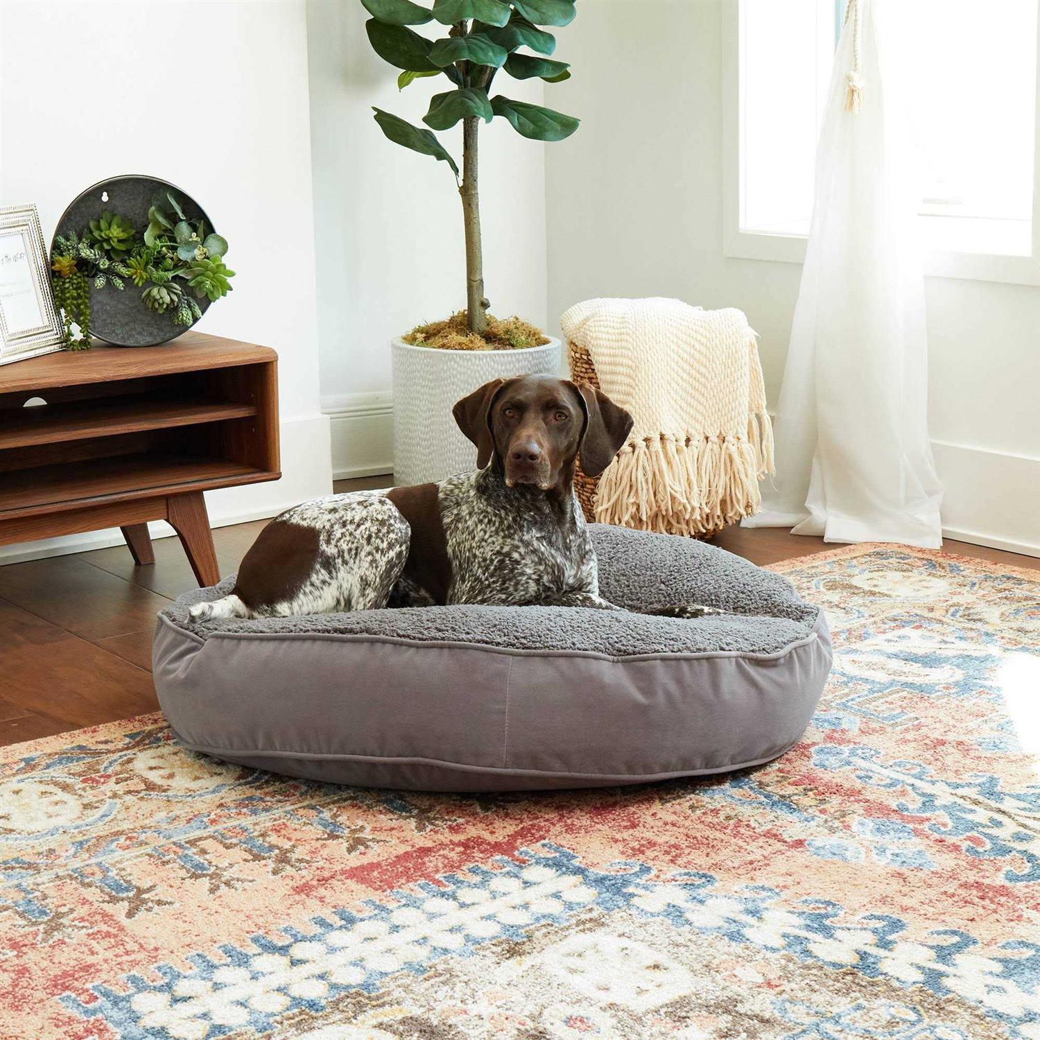 Happy Hounds Scout Deluxe Round Dog Bed - Healthber