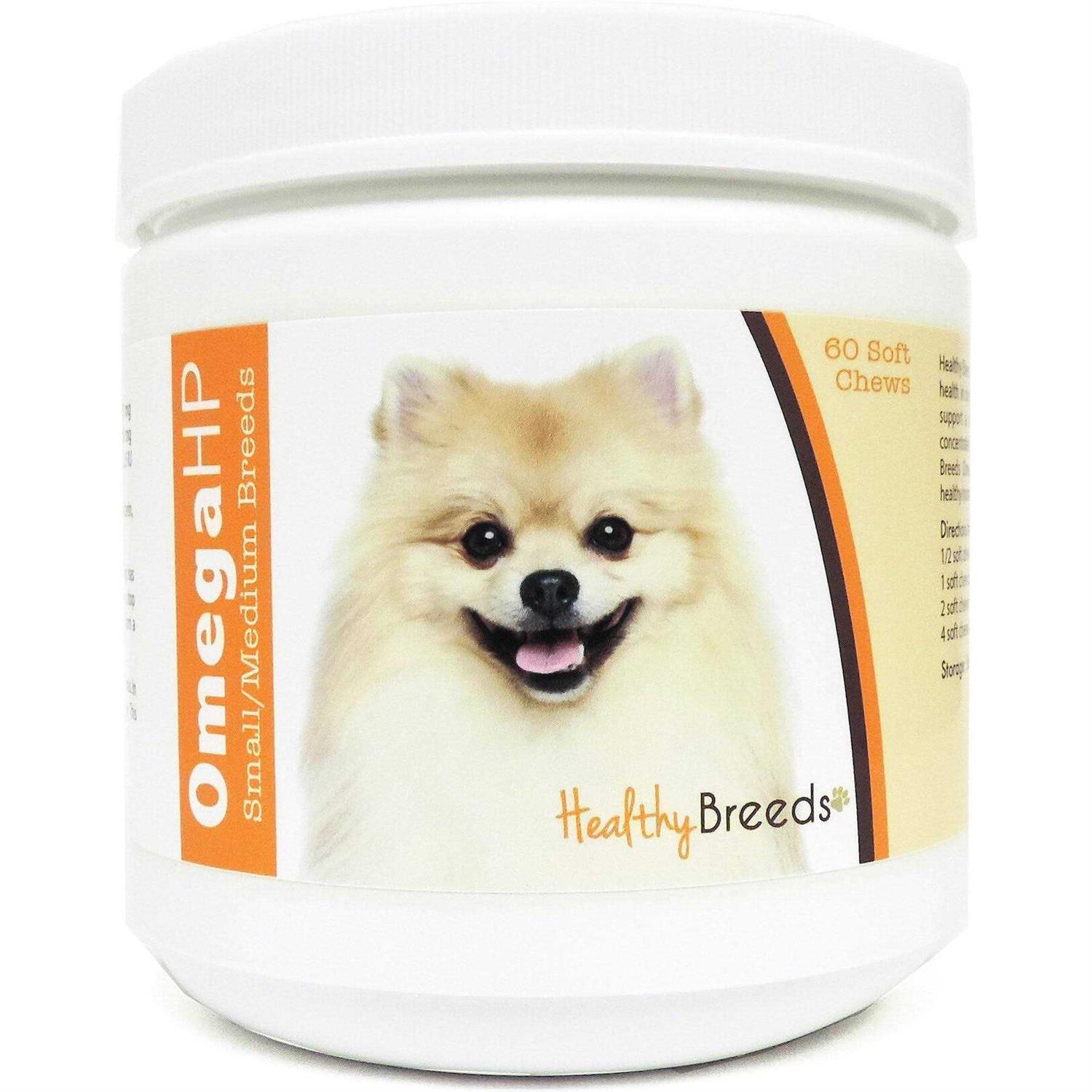 Healthy Breeds Omega-3 Fatty Acids Skin & Coat Soft Chews 840235112518 - Healthber
