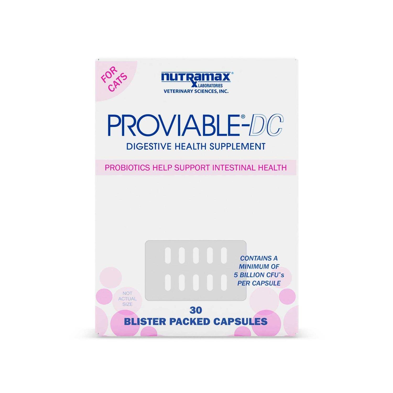 Nutramax Laboratories Cat Proviable Capsules Digestive Supplement - Healthber