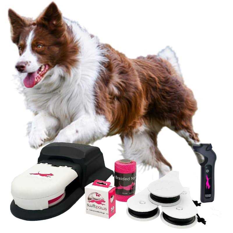 SwiftPaws Home Original Remote-Control Chase Toy for Dogs Flag Lure Course - Healthber