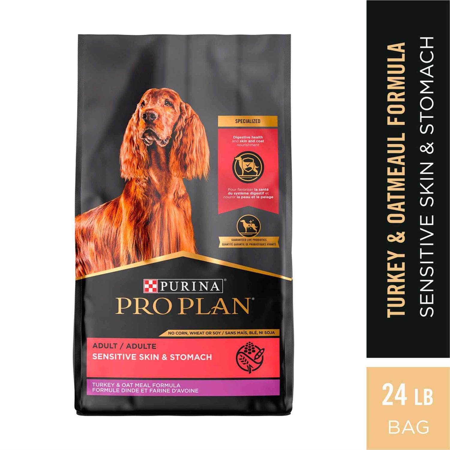 Purina Pro Plan Sensitive Skin & Stomach Oat Meal Formula Dry Dog Food - Healthber