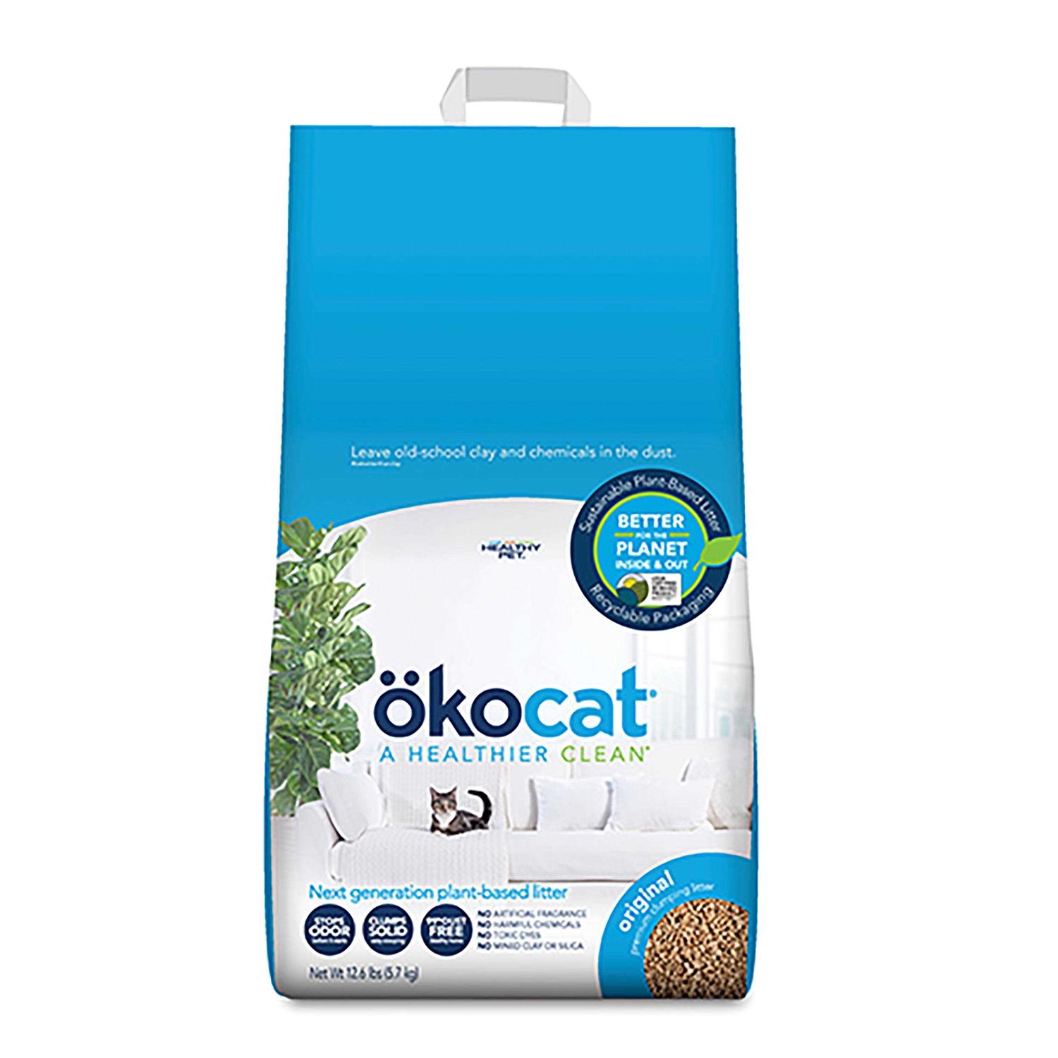 Okocat Original Premium Clumping Natural Wood Cat Litter - Healthber