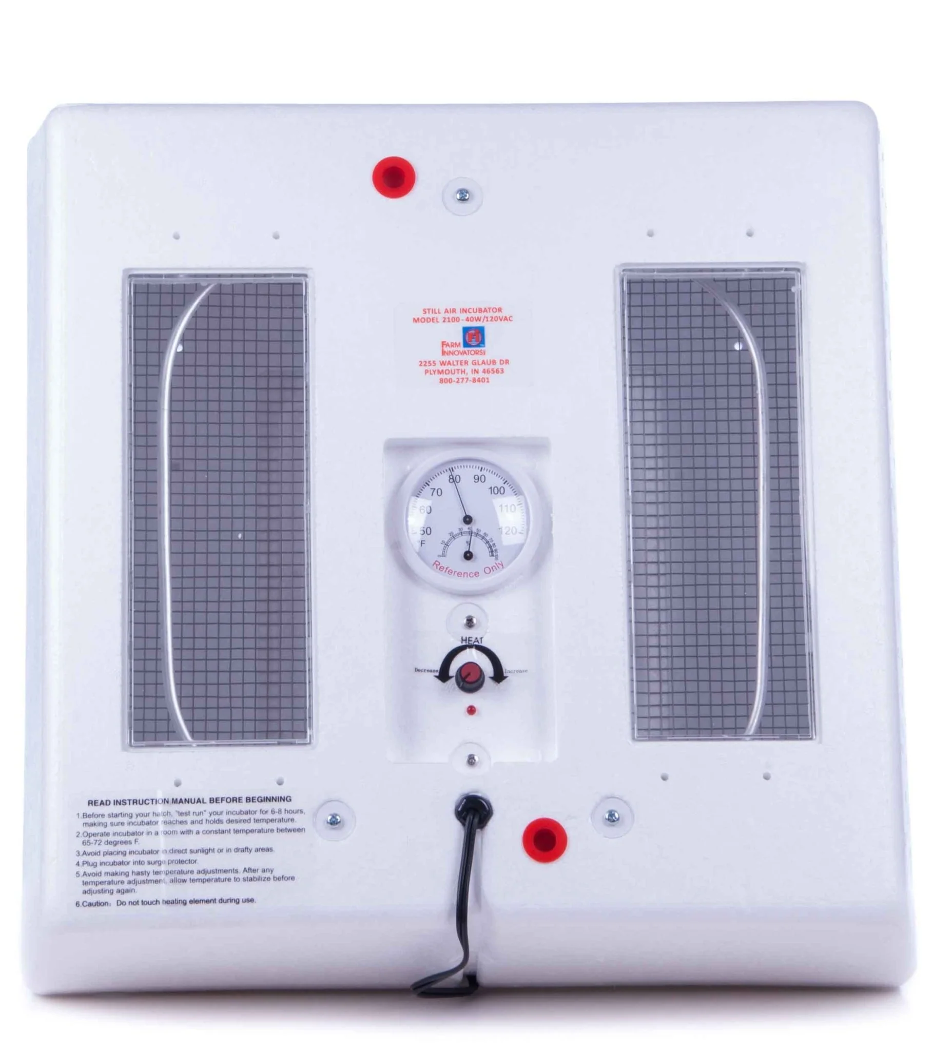 Thermal Air Flow Incubator (& Accessories) - Healthber