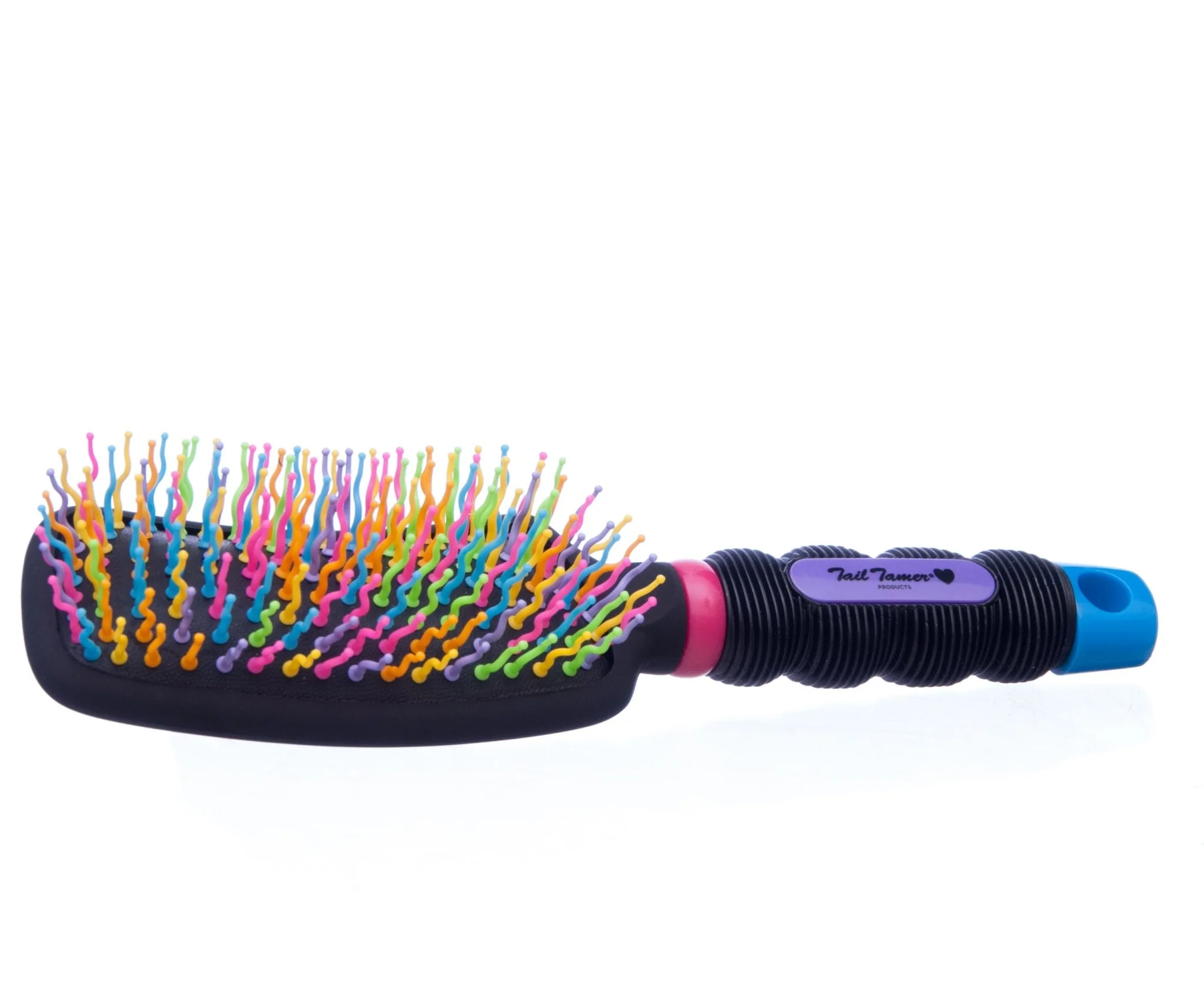 Curved Handle Rainbow Brush - Healthber