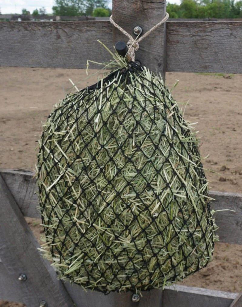 Hay Chix Heavy Duty Half Bale Net for Horses - Healthber