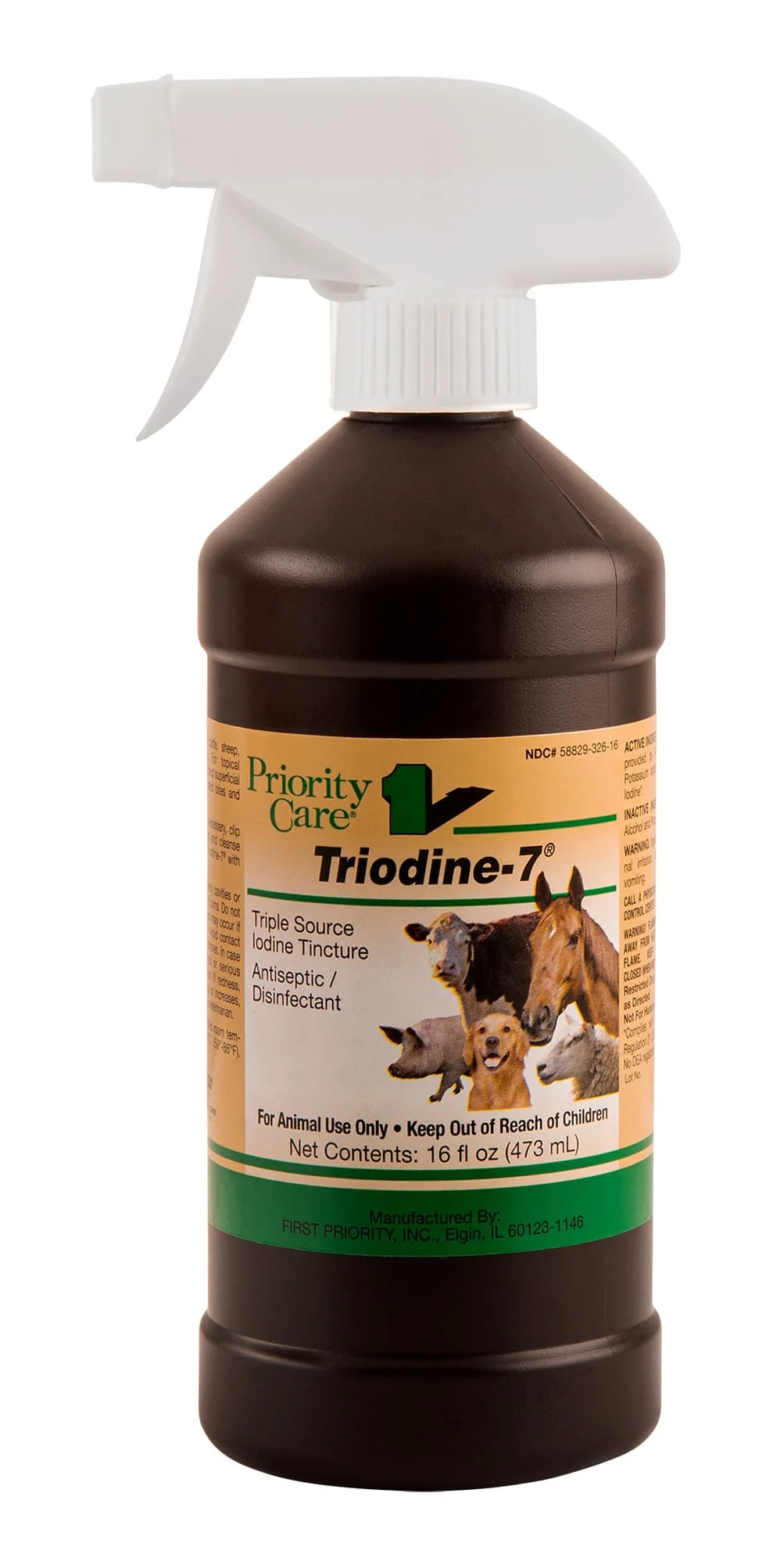Triodine-7 Iodine Tincture Antiseptic & Disinfectant - Healthber