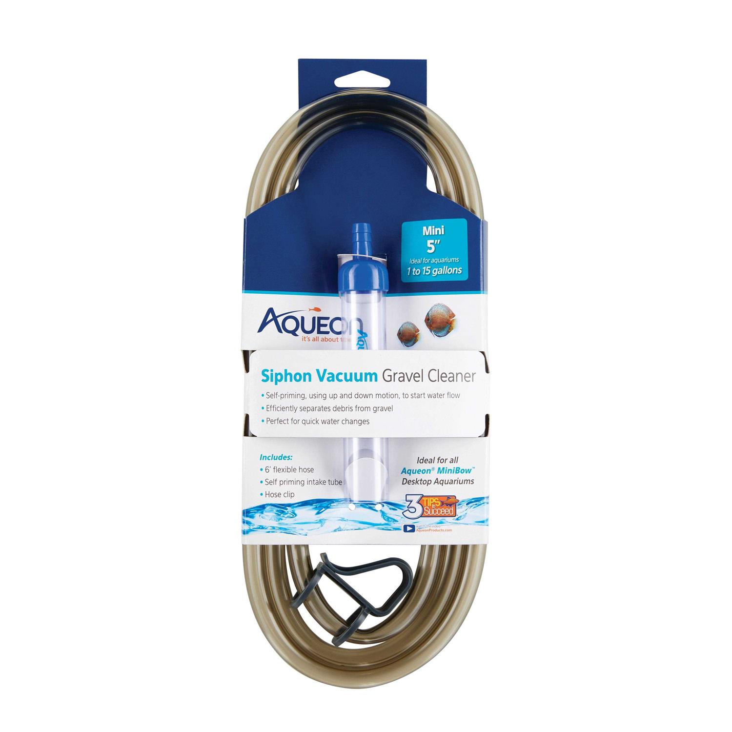 Aqueon Siphon Vacuum Gravel Cleaner Mini - Healthber