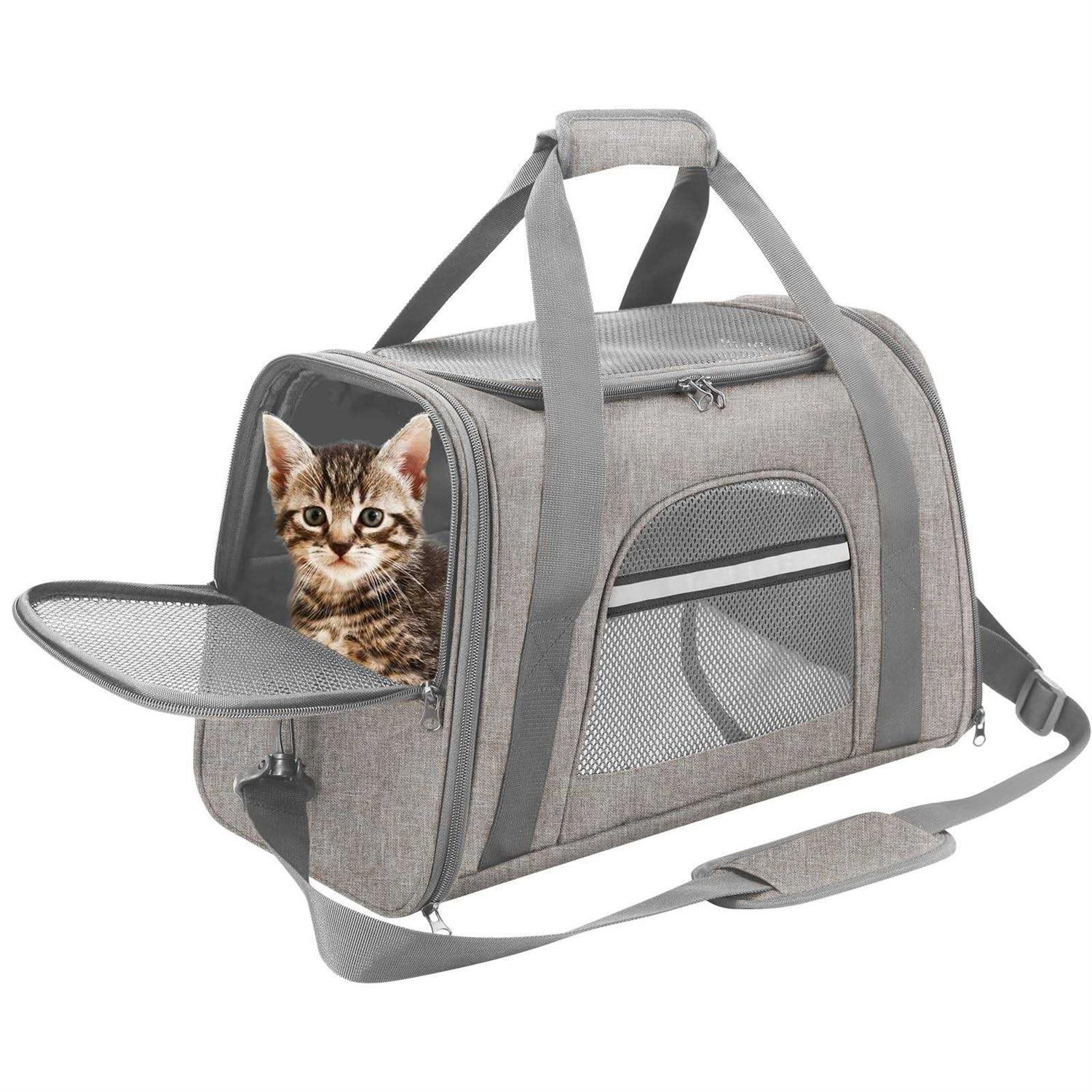 Prodigen Pet Carrier Airline Approved Pet Carrier Dog Carriers for Small Dogs - Healthber