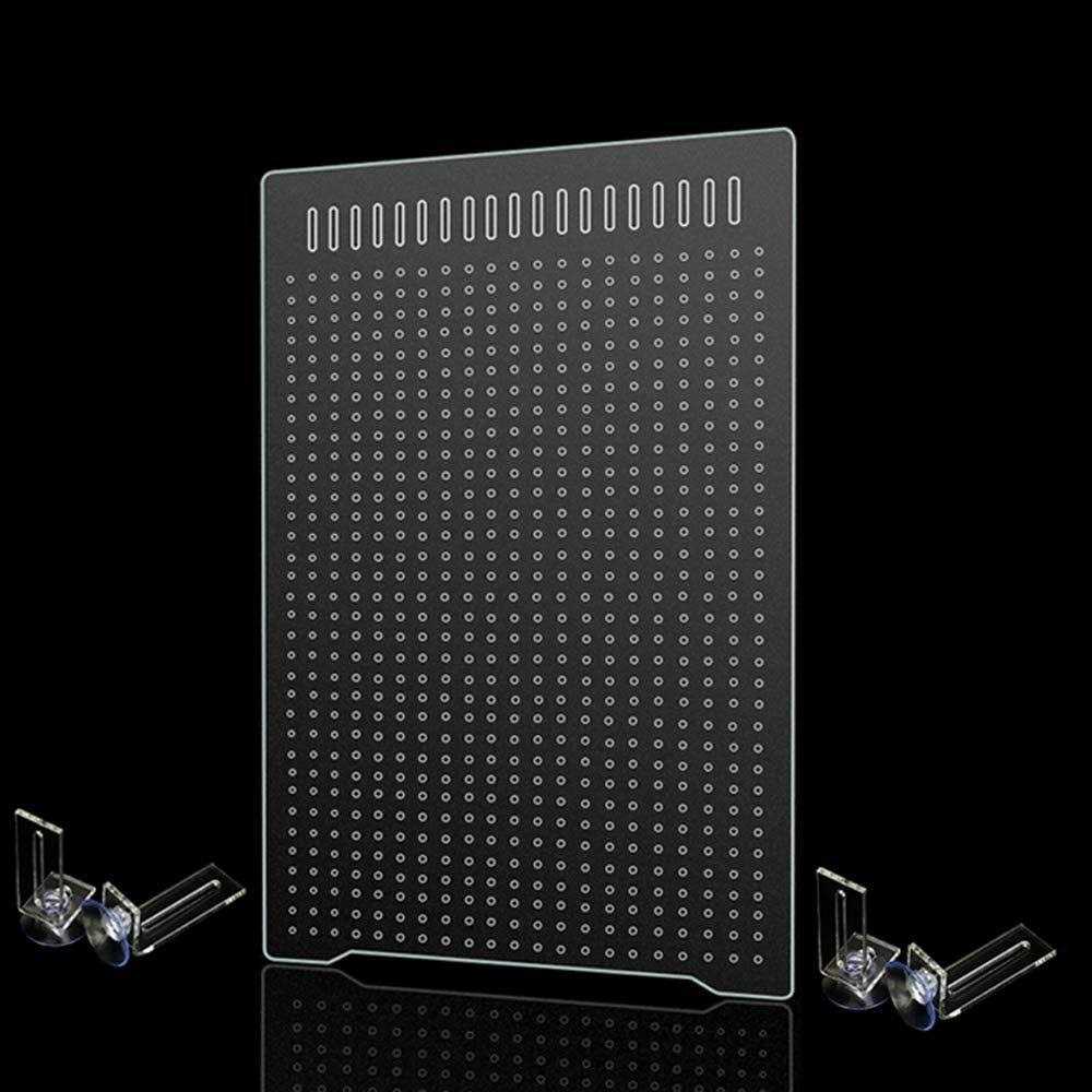 ONE Set of DIY Designed Clear Easy to Bent Cut and Assemble for Most Fish Tanks - Healthber