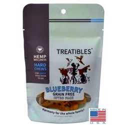 Treatibles Grain Free Blueberry Chews 1mg Small - Healthber