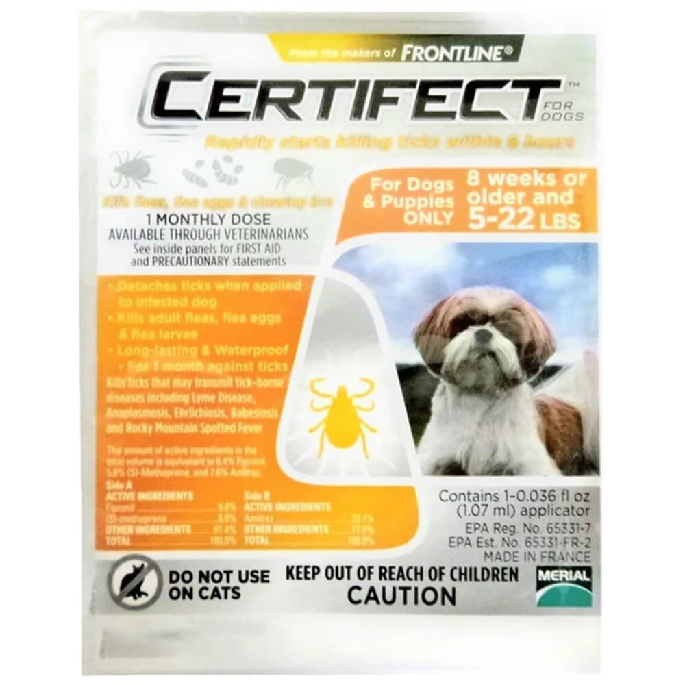 Certifect Flea & Tick for Dogs - Healthber