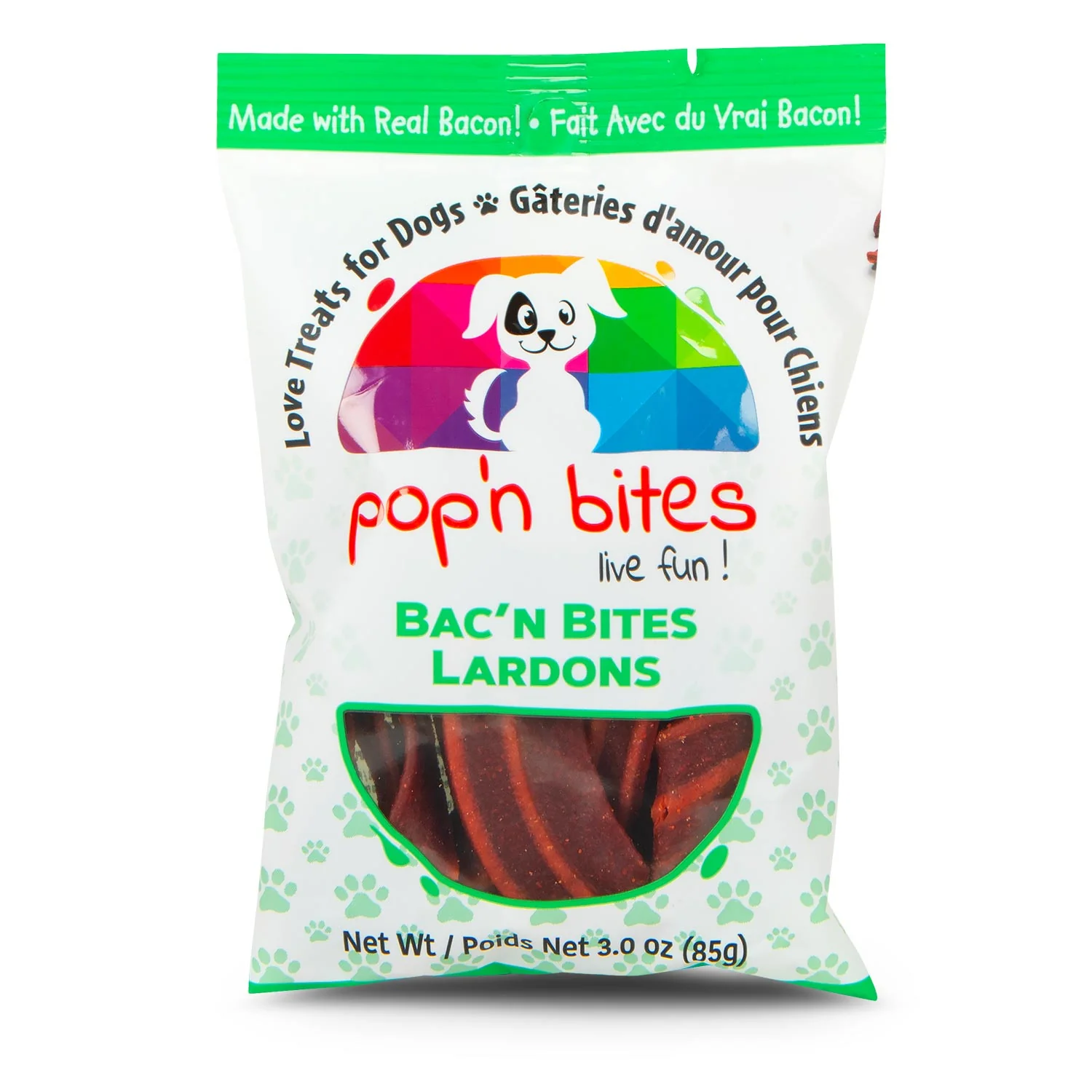 Pop'n Bites Bac'n Bites 3.5oz - Healthber